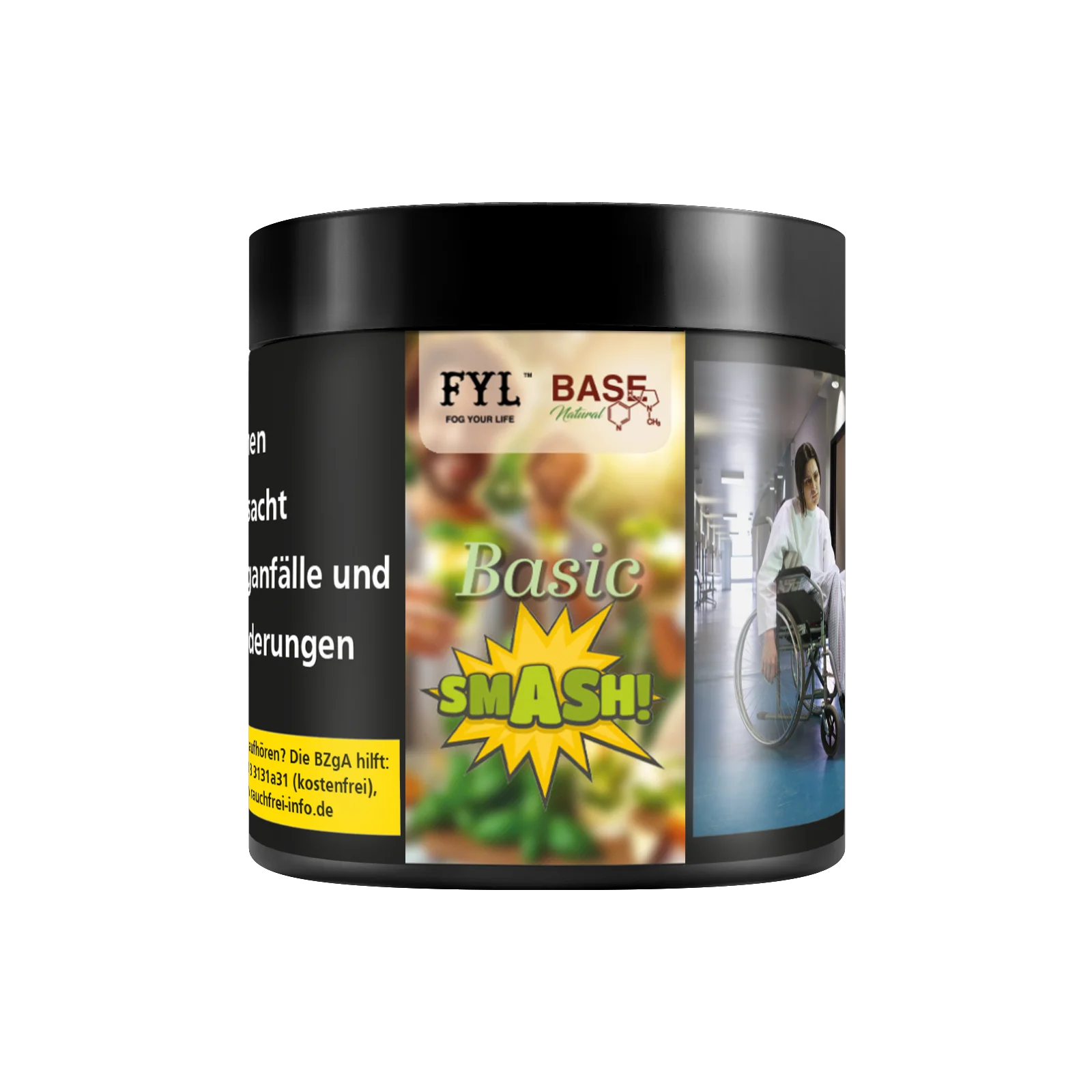 FYL Basic Smash 50g – Basilikum & Nana Minze Shishatabak 2