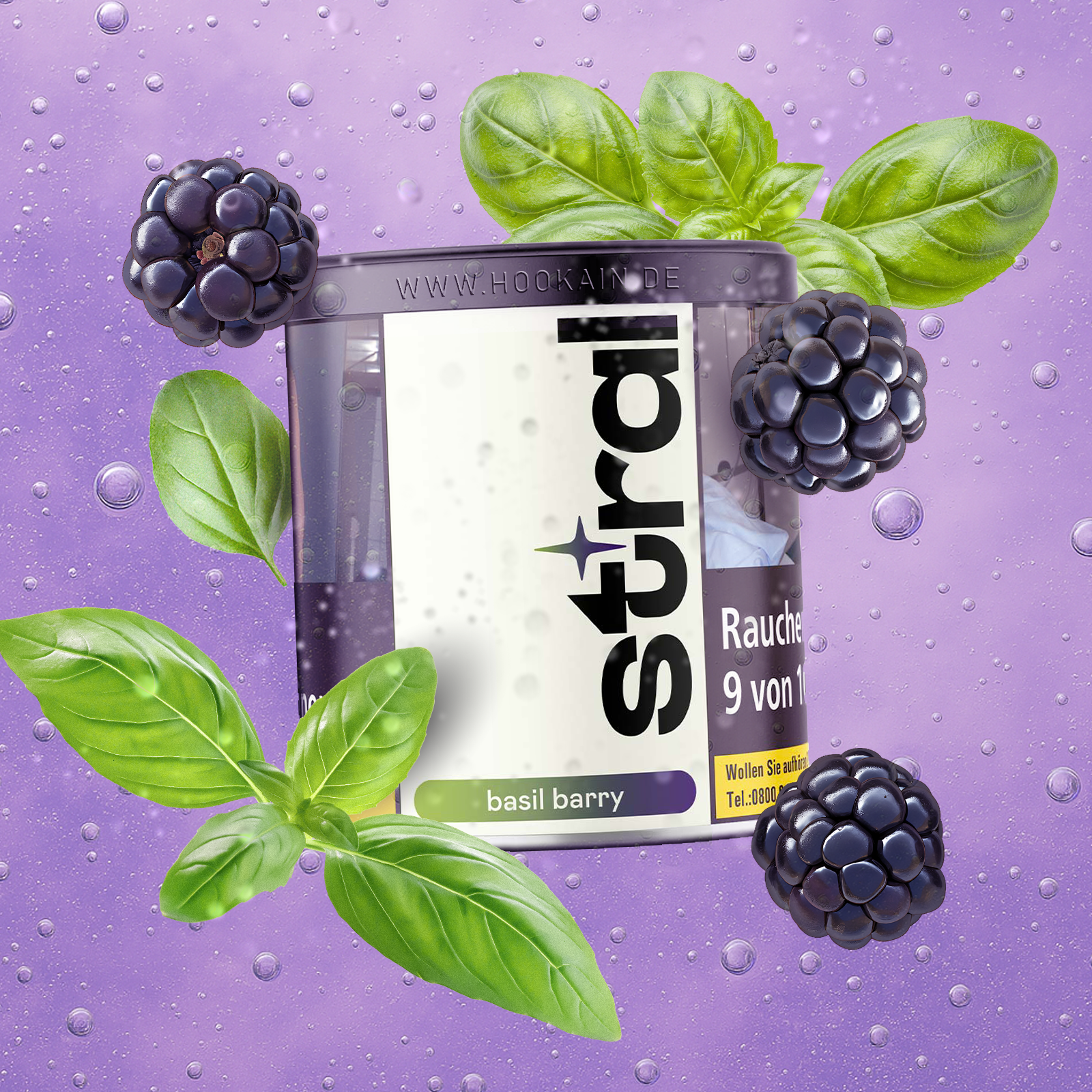 Stral Shishatabak Basil Barry 200 g - Sorten g&uuml;nstig bestellen 1