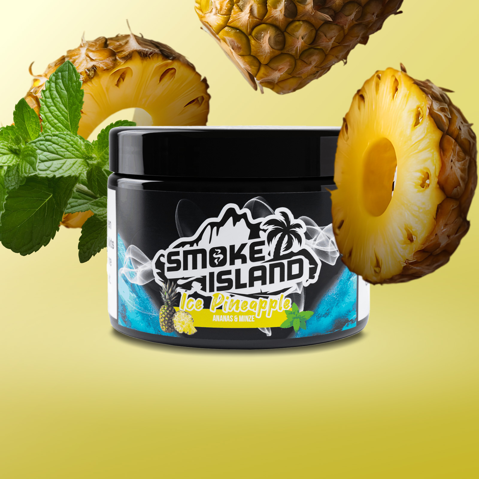 Smoke Island - nicotine free - Ice Pineapple - 200 g 