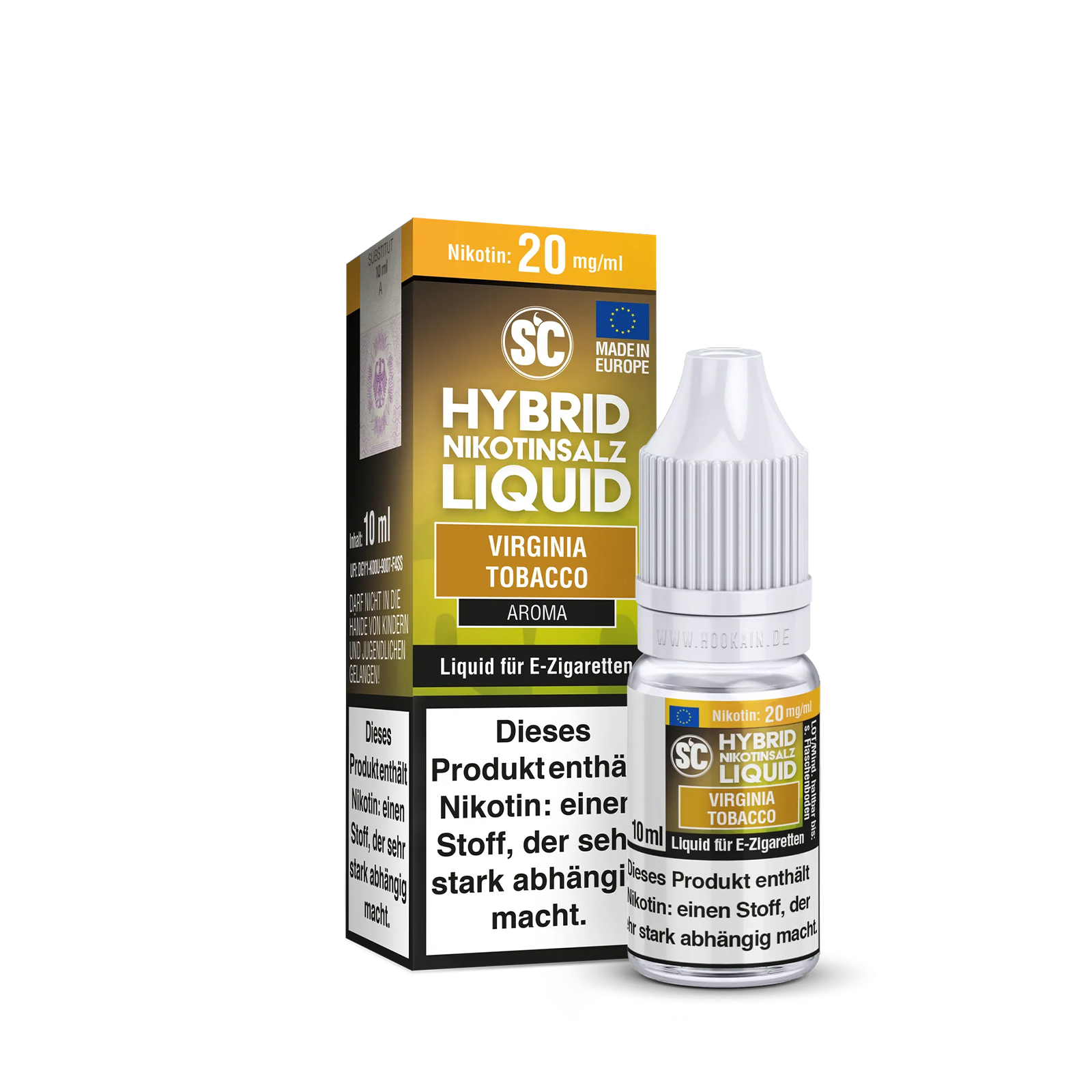 SC - E-Liquid - Hybrid Nikotinsalz - Virginia Tobacco - 10 ml - 20 mg 2