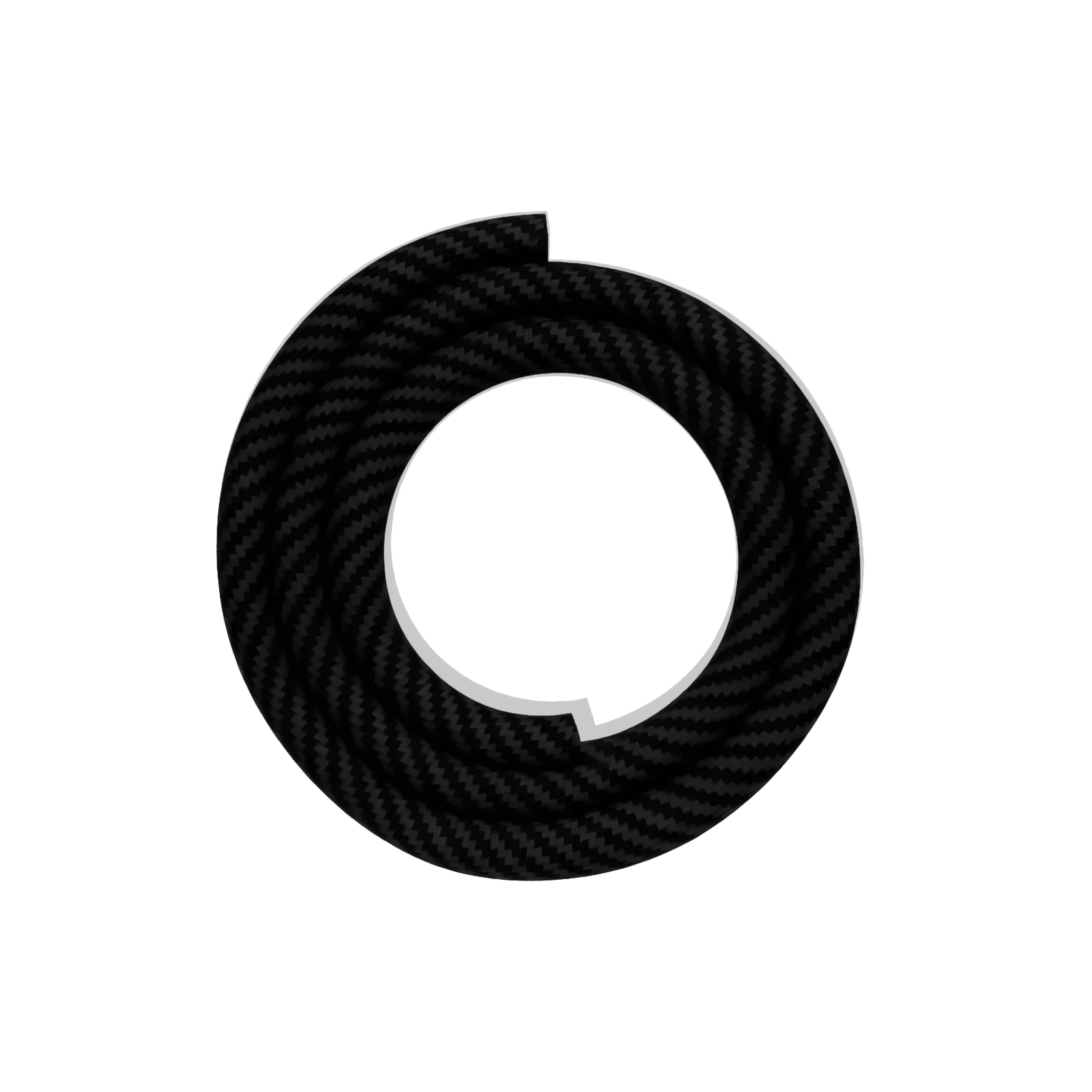 Laziza Silikonschlauch Schwarz 1,5 m Silikonschlauch &ndash; Carbon Optik 1