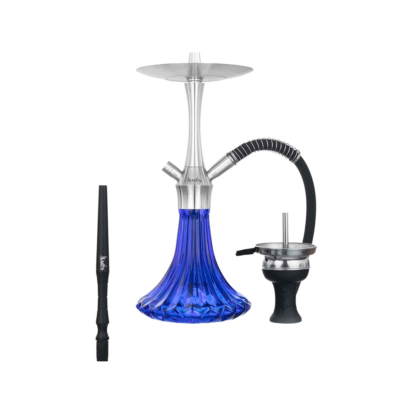 Aladin MVP A36 – Dunkelblau – 36cm Shisha mit Zubehör 1