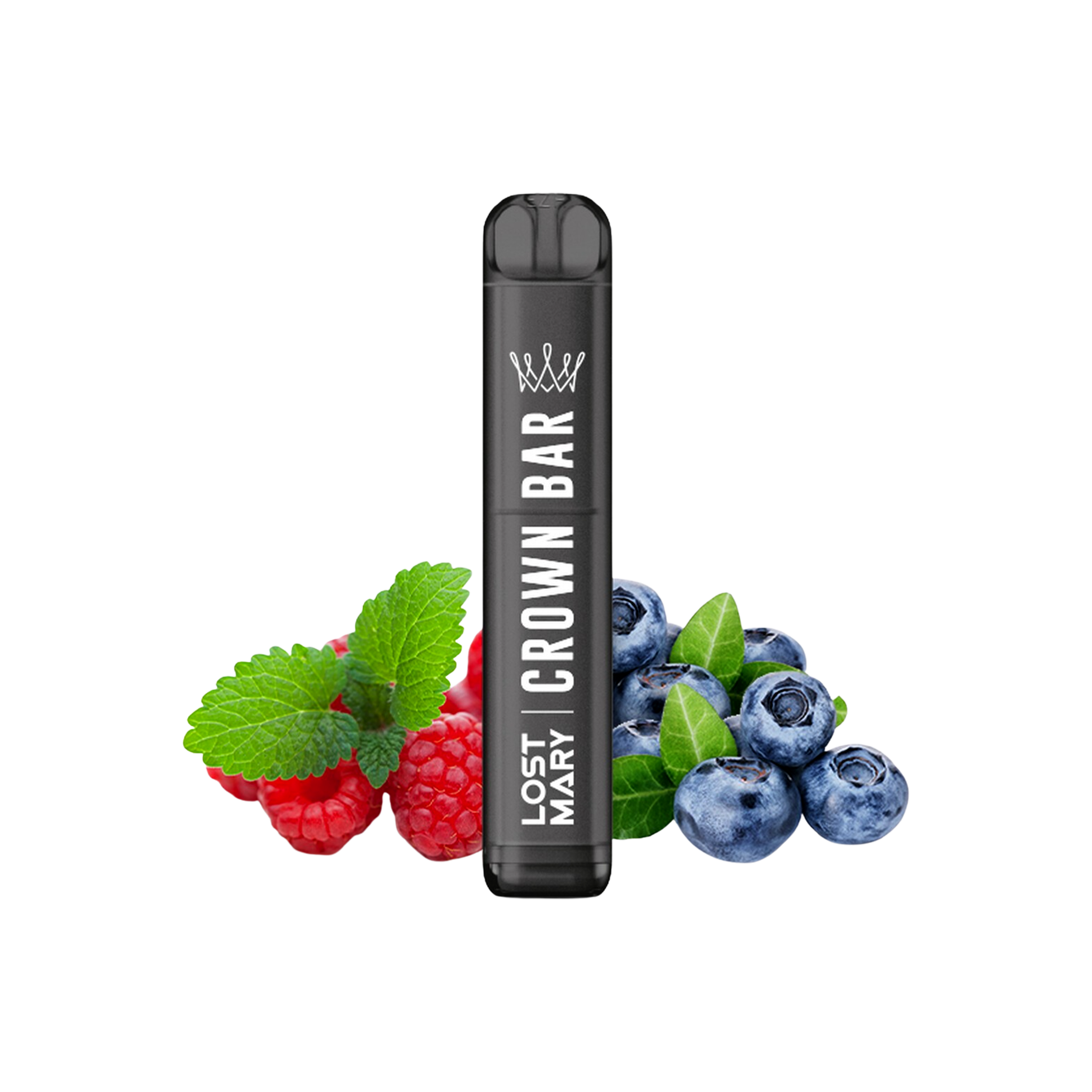 Crown Bar - Einweg-Vape - Blueberry Raspberry - 20 mg | Alle neuen Sorten günstig online kaufen - Hookain E-Shisha Onlineshop