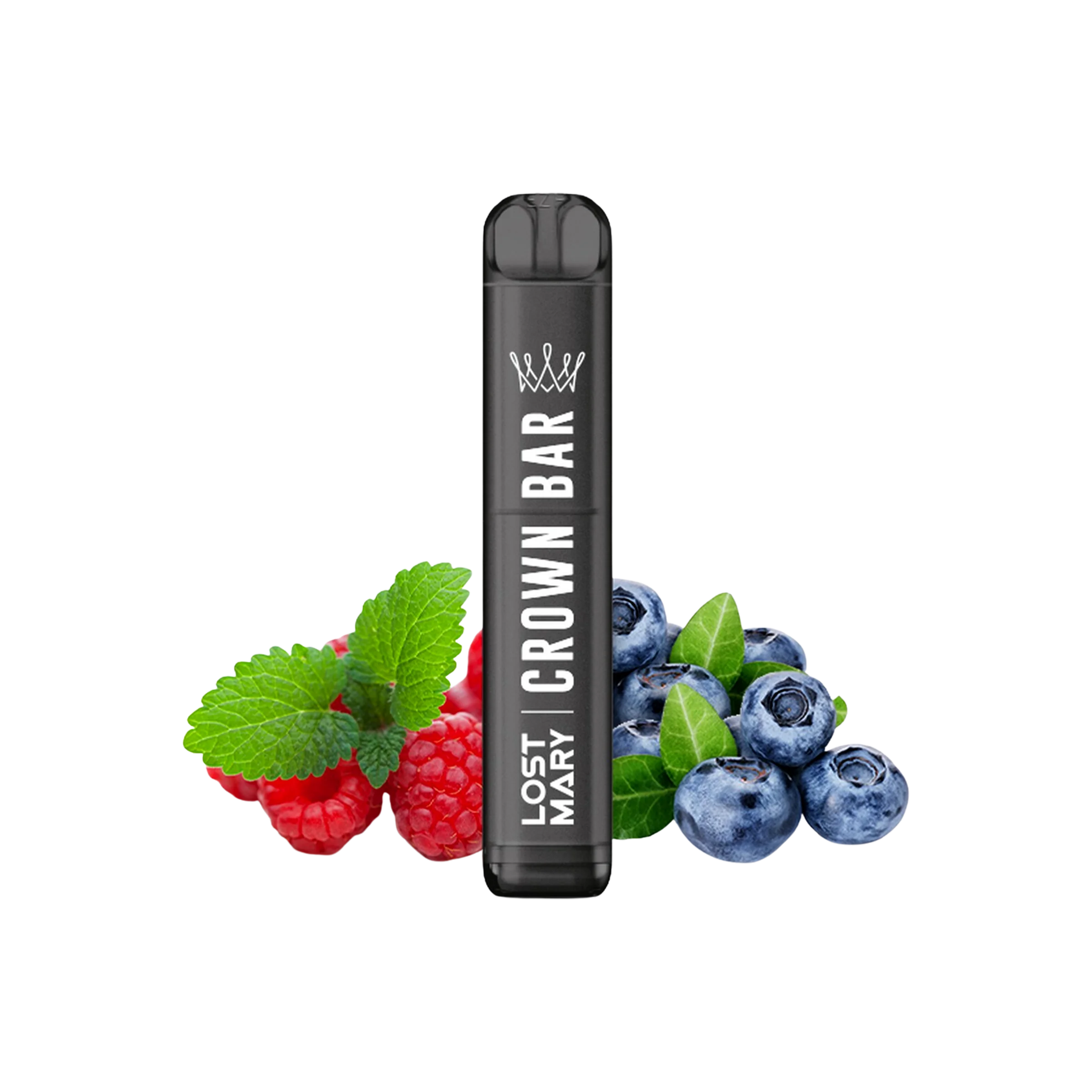 Crown Bar - Einweg-Vape - Blueberry Raspberry - 20 mg | Alle neuen Sorten günstig online kaufen - Hookain E-Shisha Onlineshop