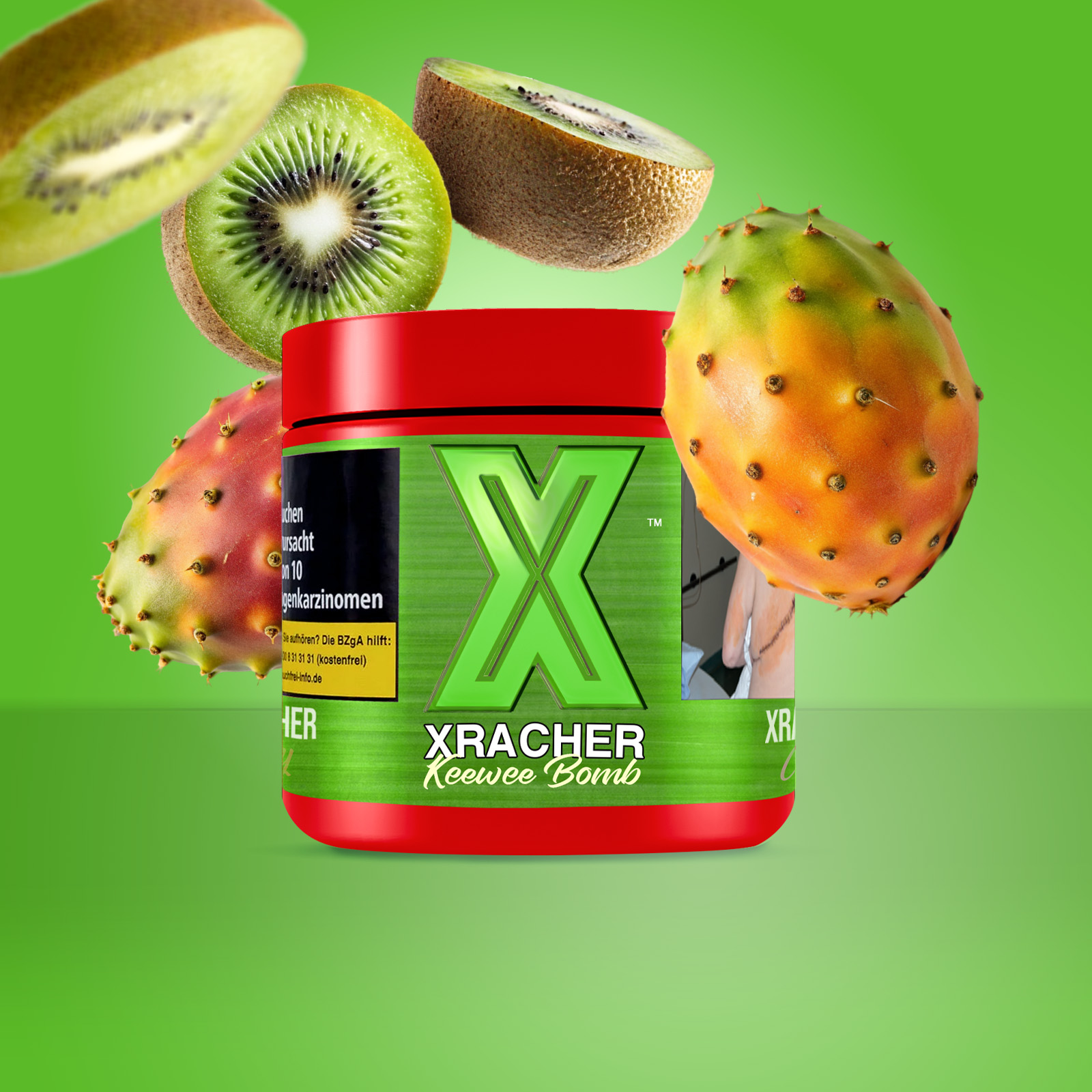 XRacher Keewee Bomb 200g &ndash; Kaktusfeige Kiwi Zitrone 1