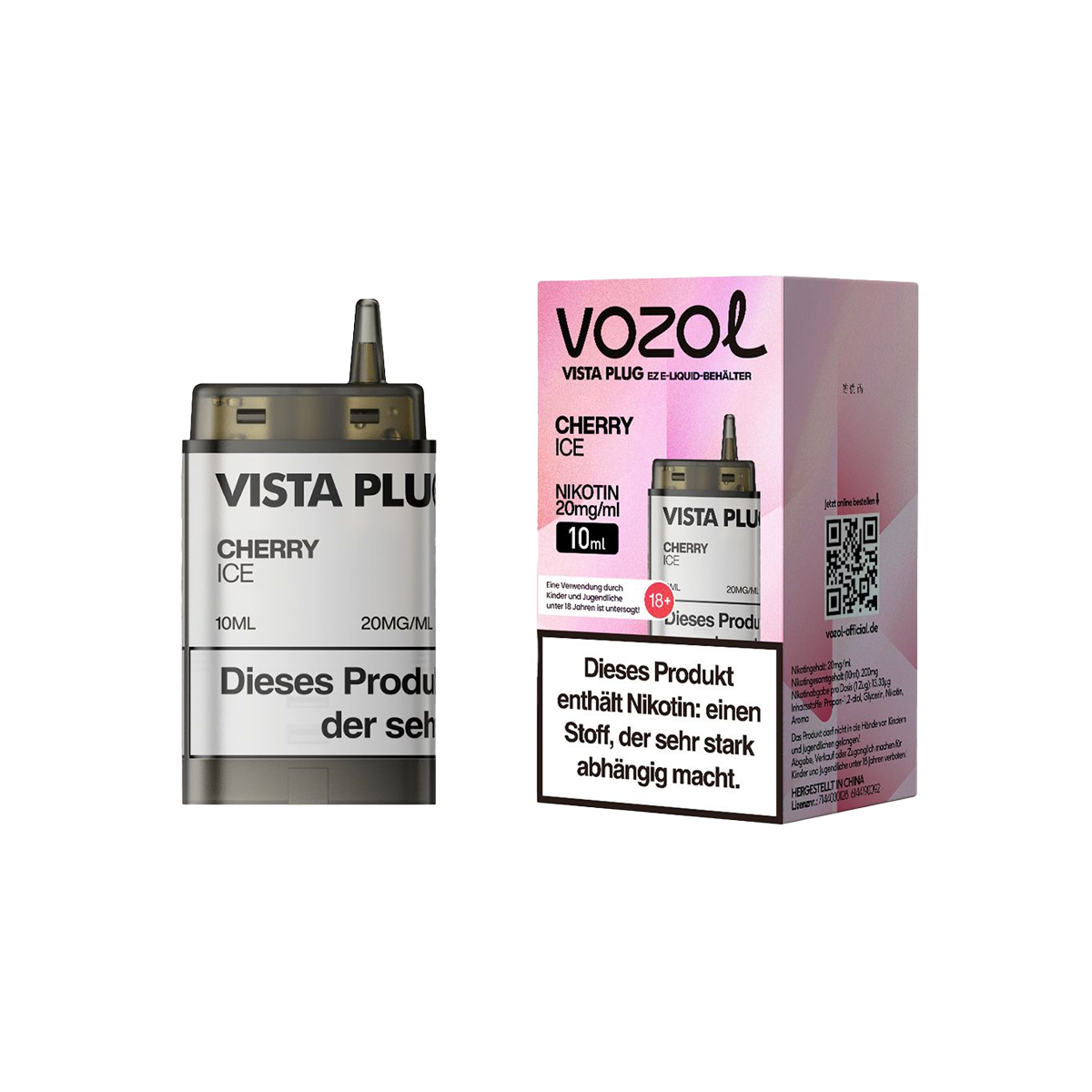 Vozol - Vista Plug Set - EZ Pod - Cherry Ice + Empty Pod
