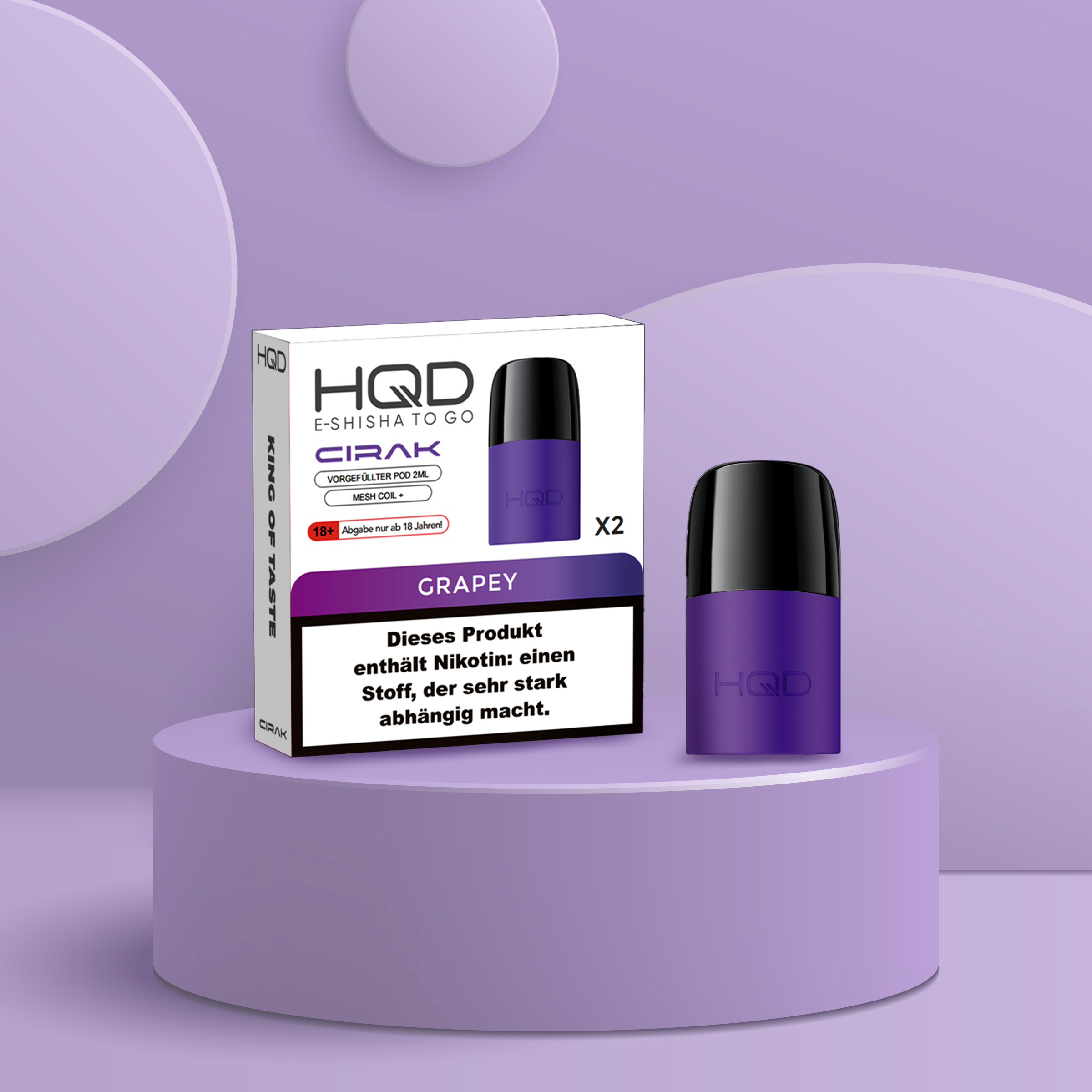 HQD - Cirak - Prefilled Pod - Grapey