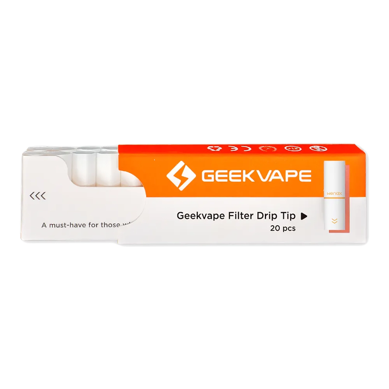 Geekvape - Filter Drip Tip - 20 Stk.