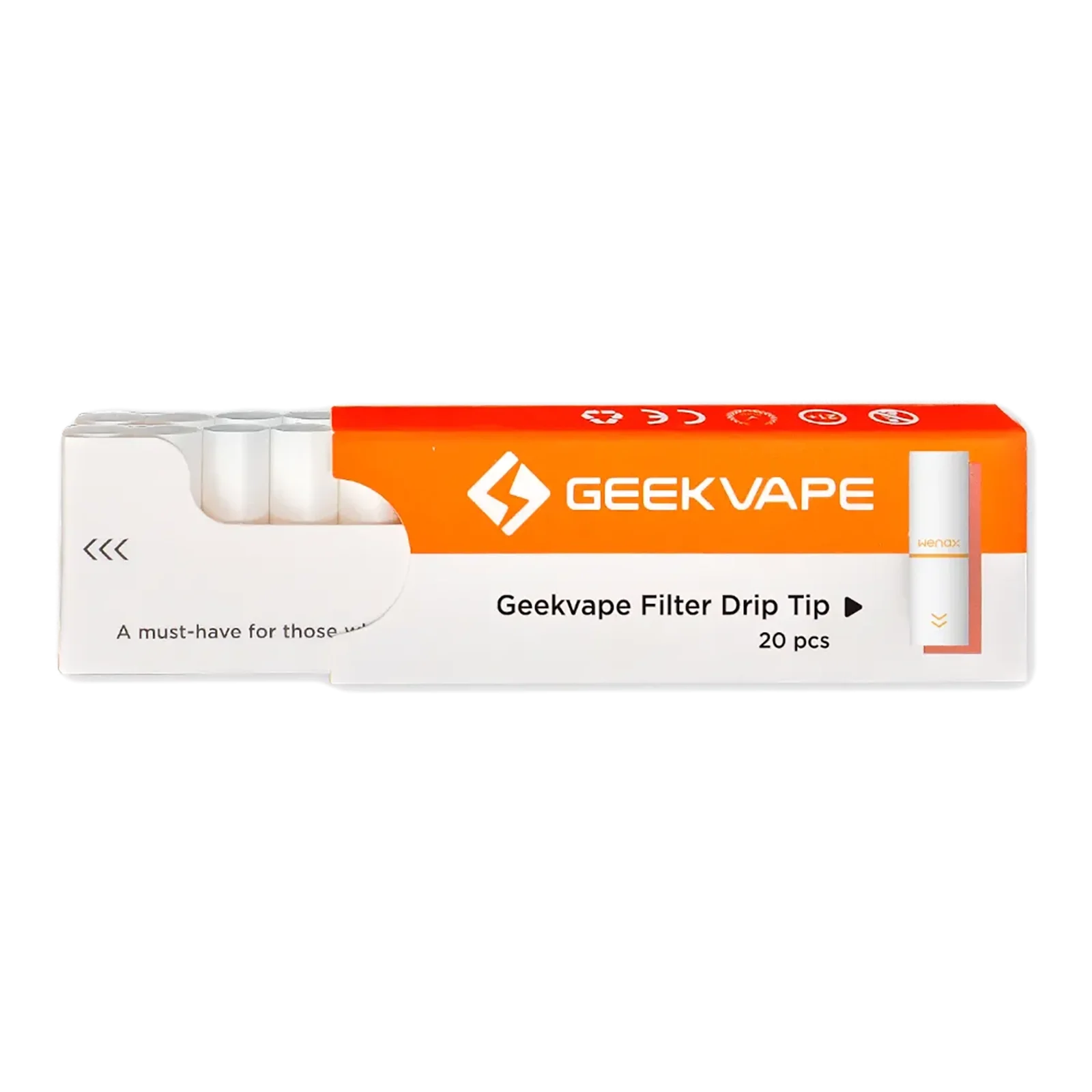 Geekvape - Filter Drip Tip - 20 Stk.