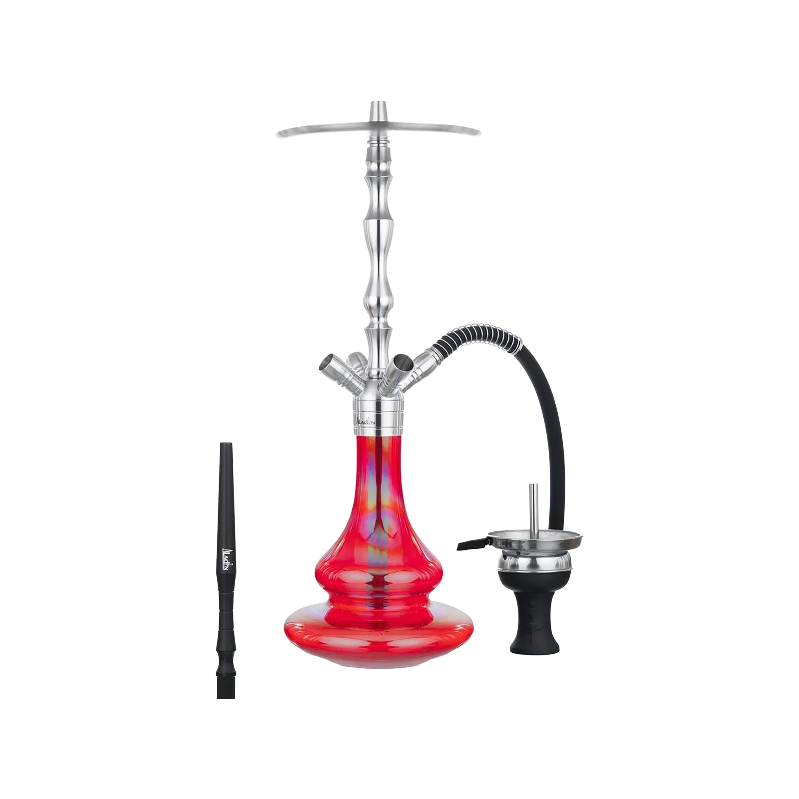Aladin MVP 500 Rot – 50cm Shisha mit Zubehör 1