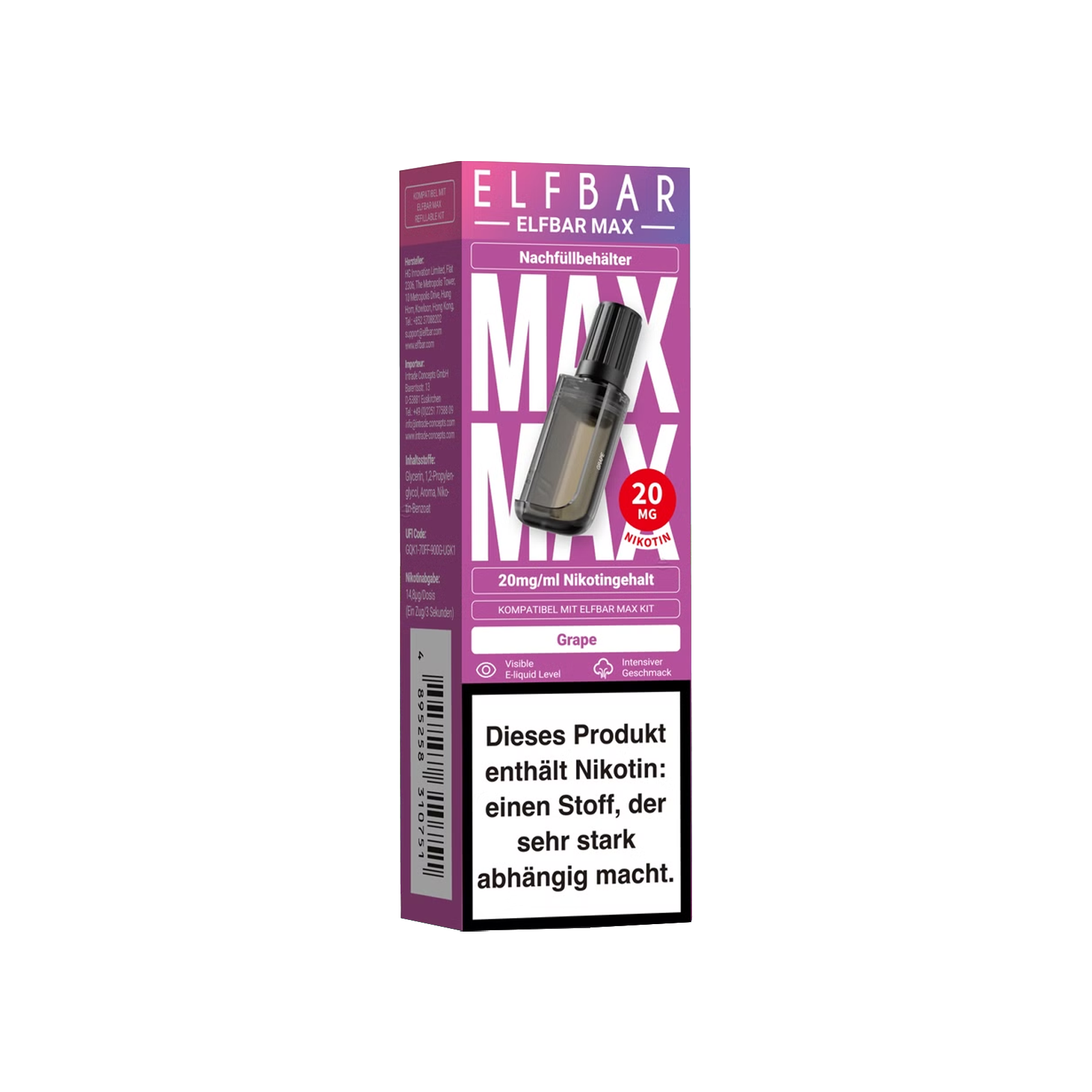 Elf Bar - Max - Pod - Grape - 20 mg 2