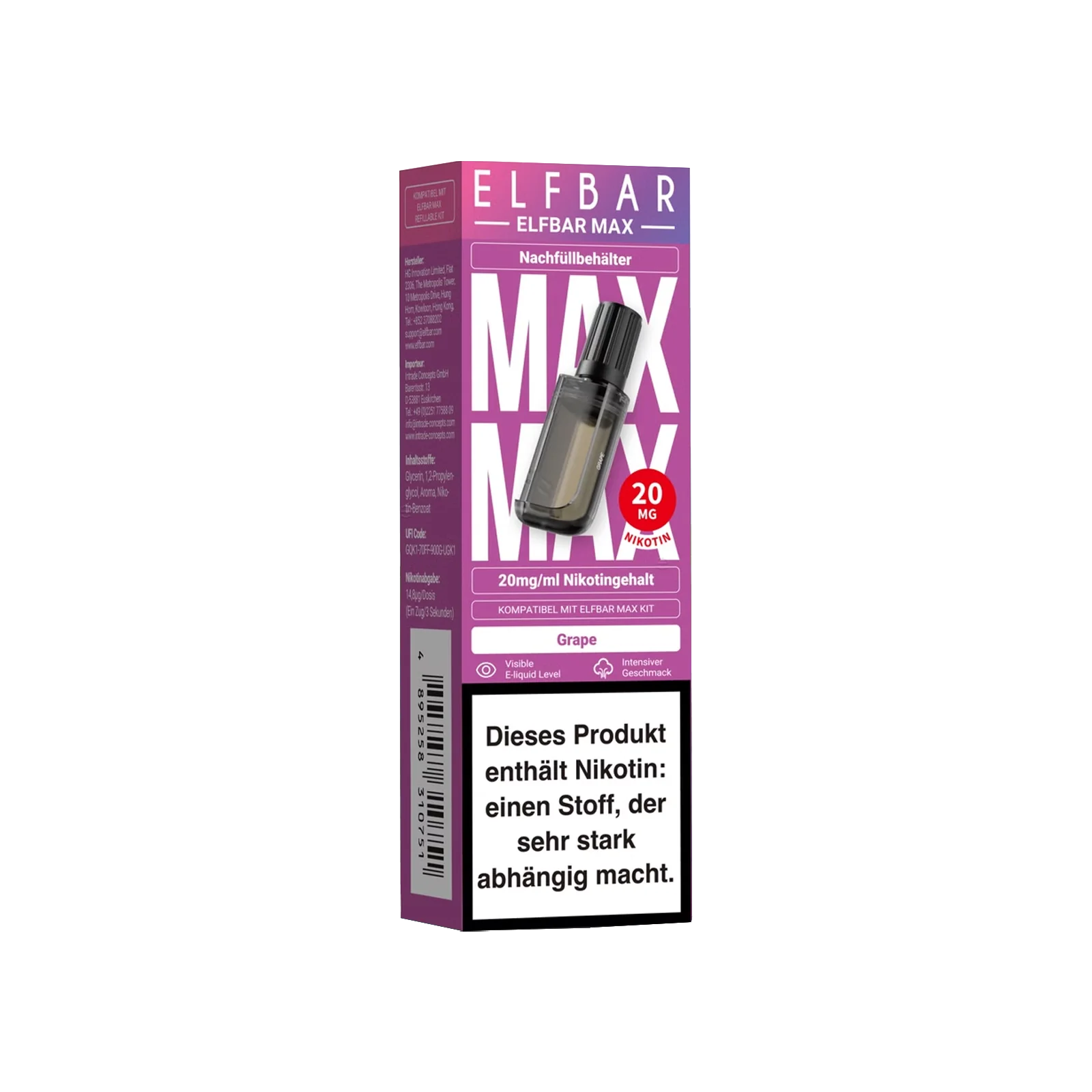 Elf Bar - Max - Pod - Grape - 20 mg 2