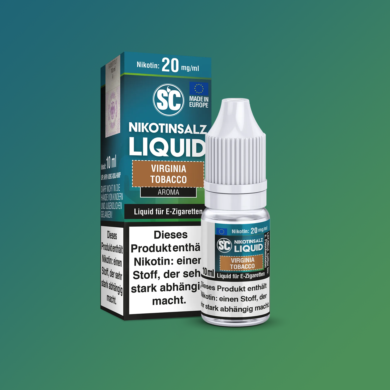 SC - E-Liquid - Nikotinsalz - Virginia Tobacco - 10 ml - 20 mg 1