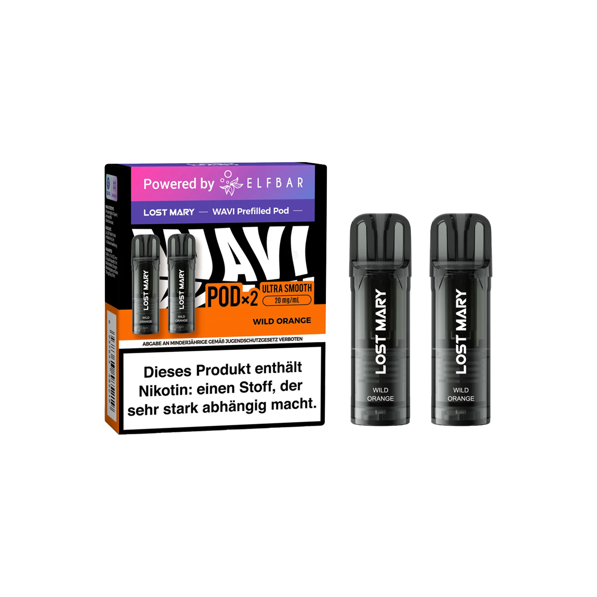 Lost Mary - Prefilled Pods - Wavi - Wild Orange - 20 mg - 2 ml - 2 Stk.1