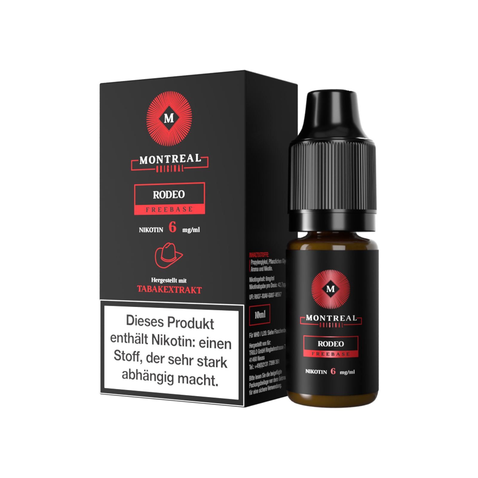 Montreal - Nikotinsalz Liquid - Rodeo - 10 ml 1