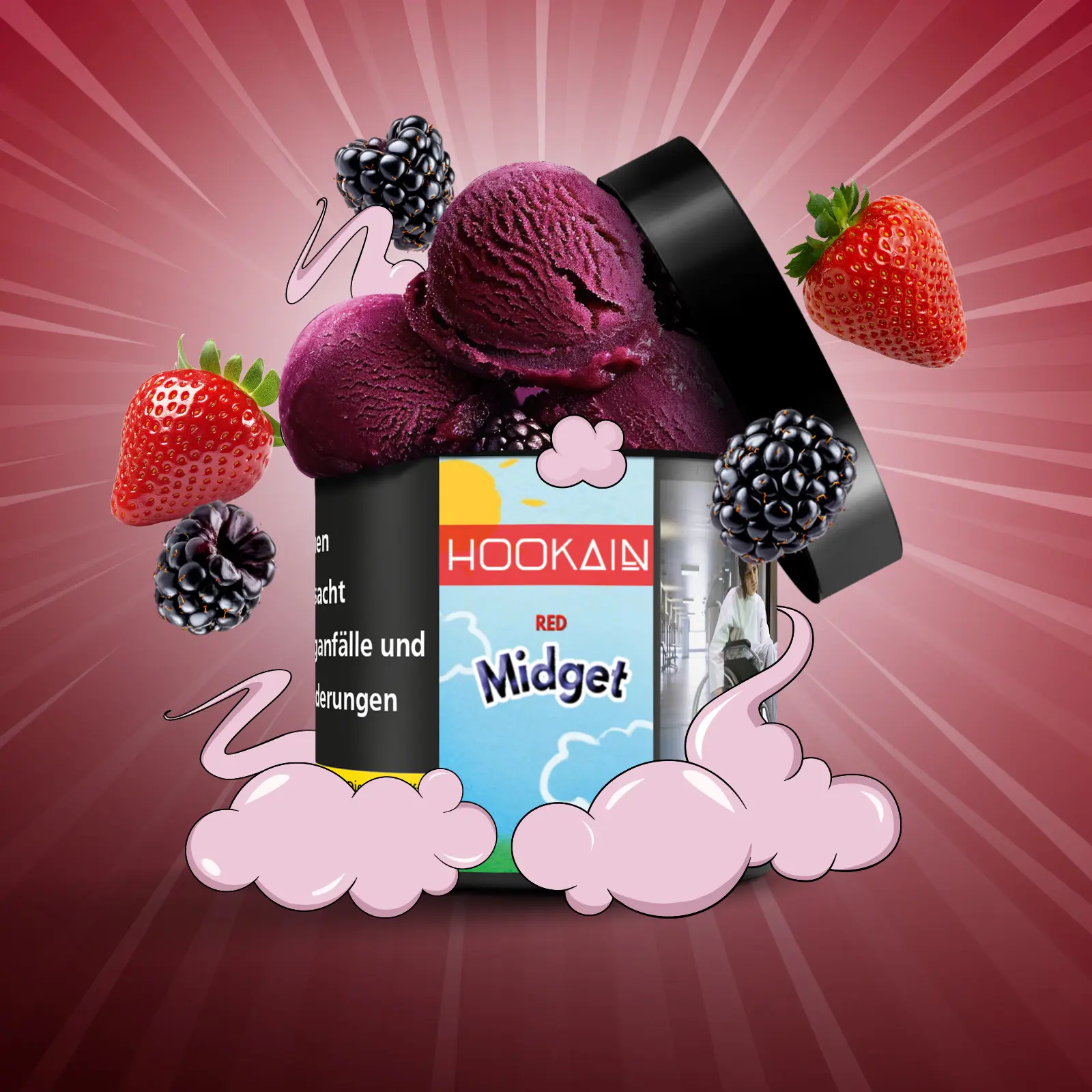 Hookain - Red Midget - 50 g