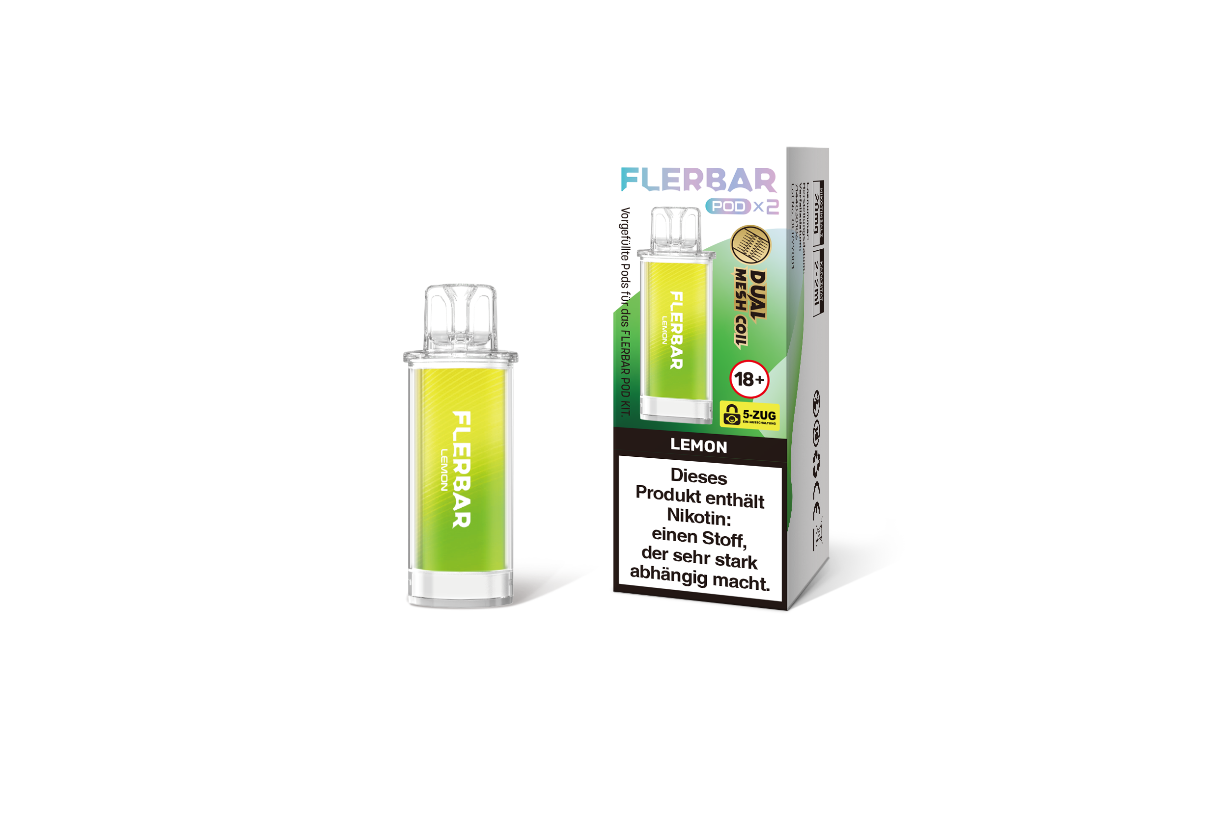 Flerbar Prefilled Pod Lemon 20 mg | Günstig online 2