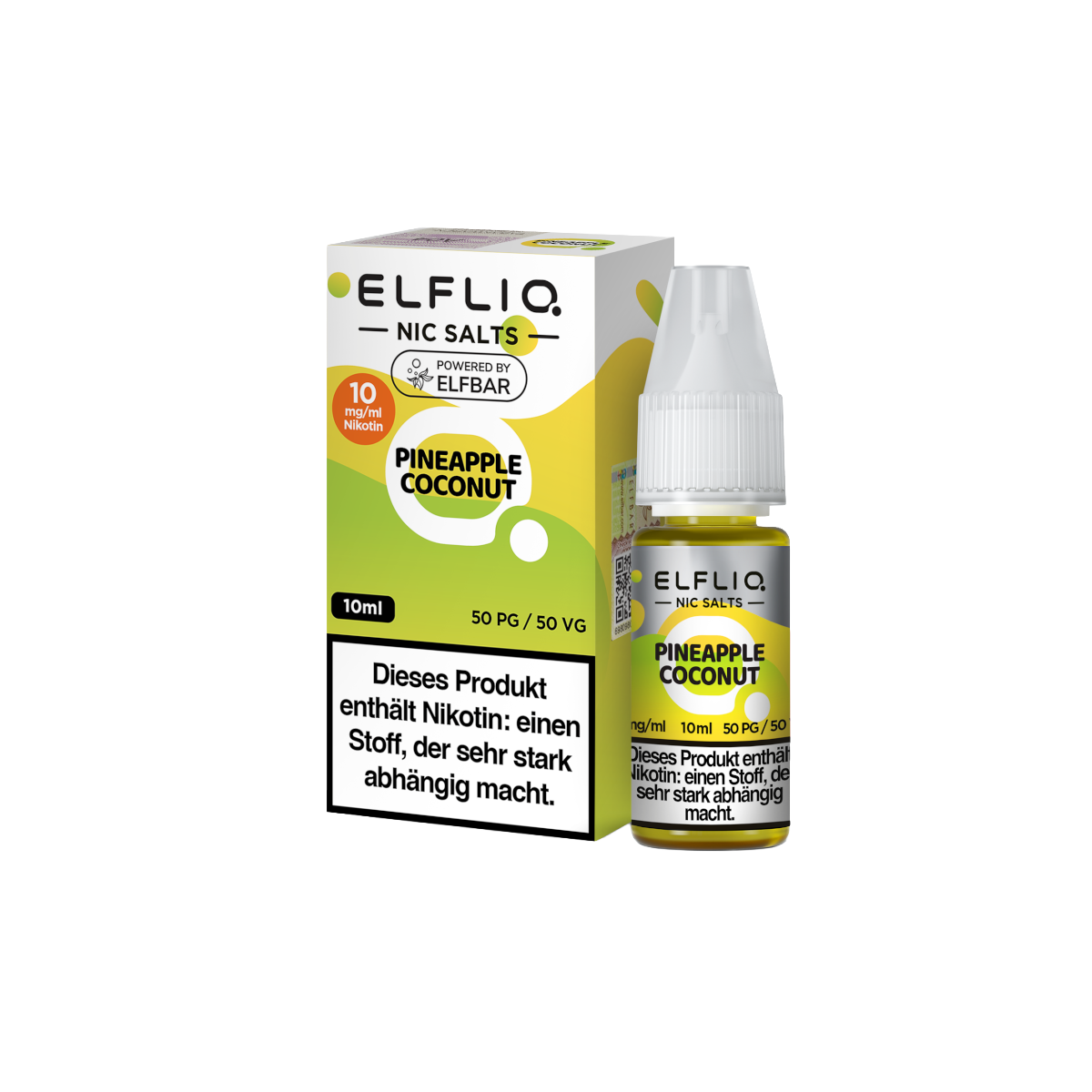 Elf Bar - ElfliQ - E-Liquid - Nikotinsalz - Pineapple Coconut - 10 mg1-