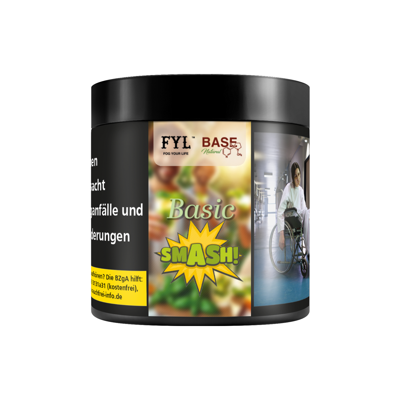 FYL Basic Smash 50g &ndash; Basilikum & Nana Minze Shishatabak 2