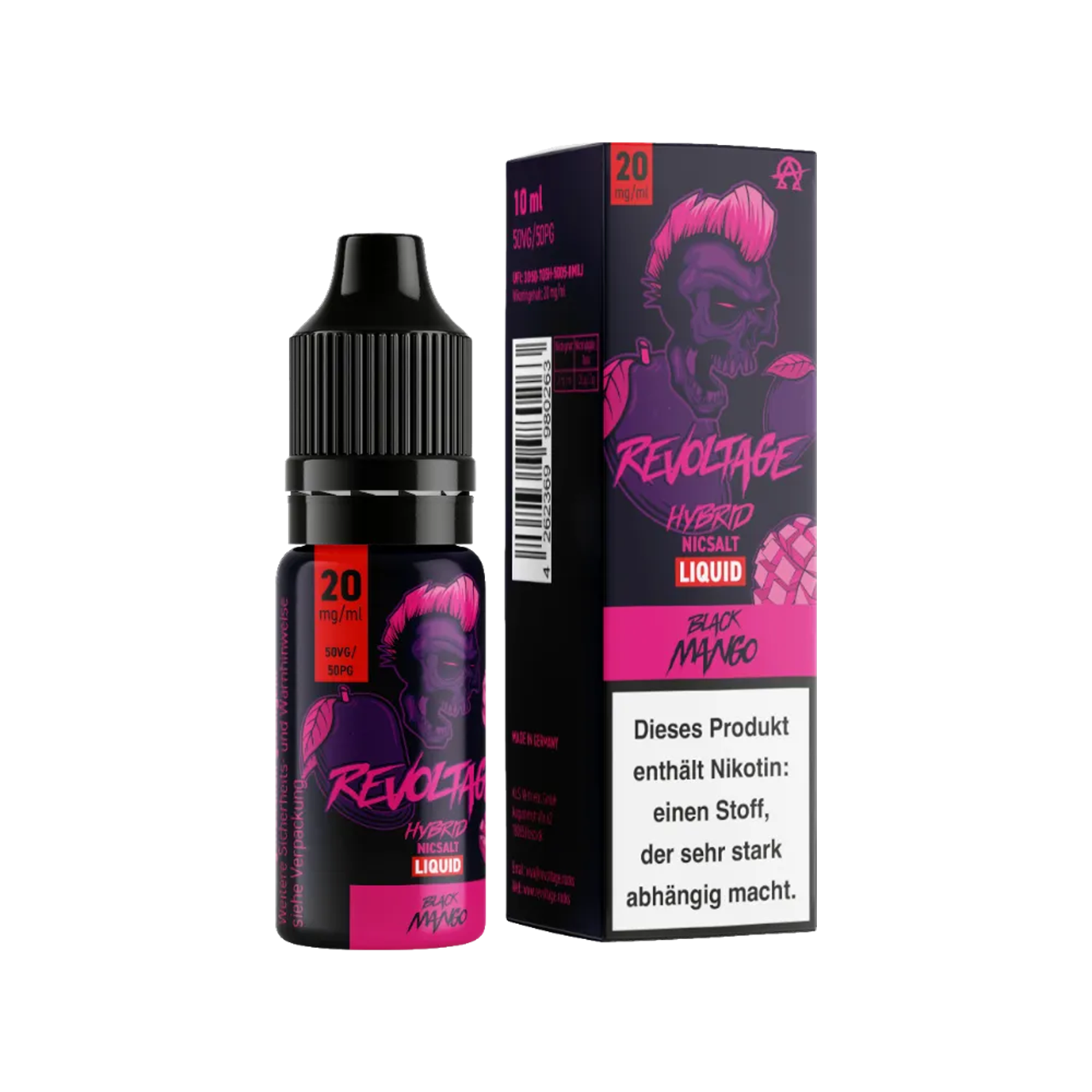 Revoltage - E-Liquid - Nikotinsalz - Black Mango - 10 ml - 20 mg 2