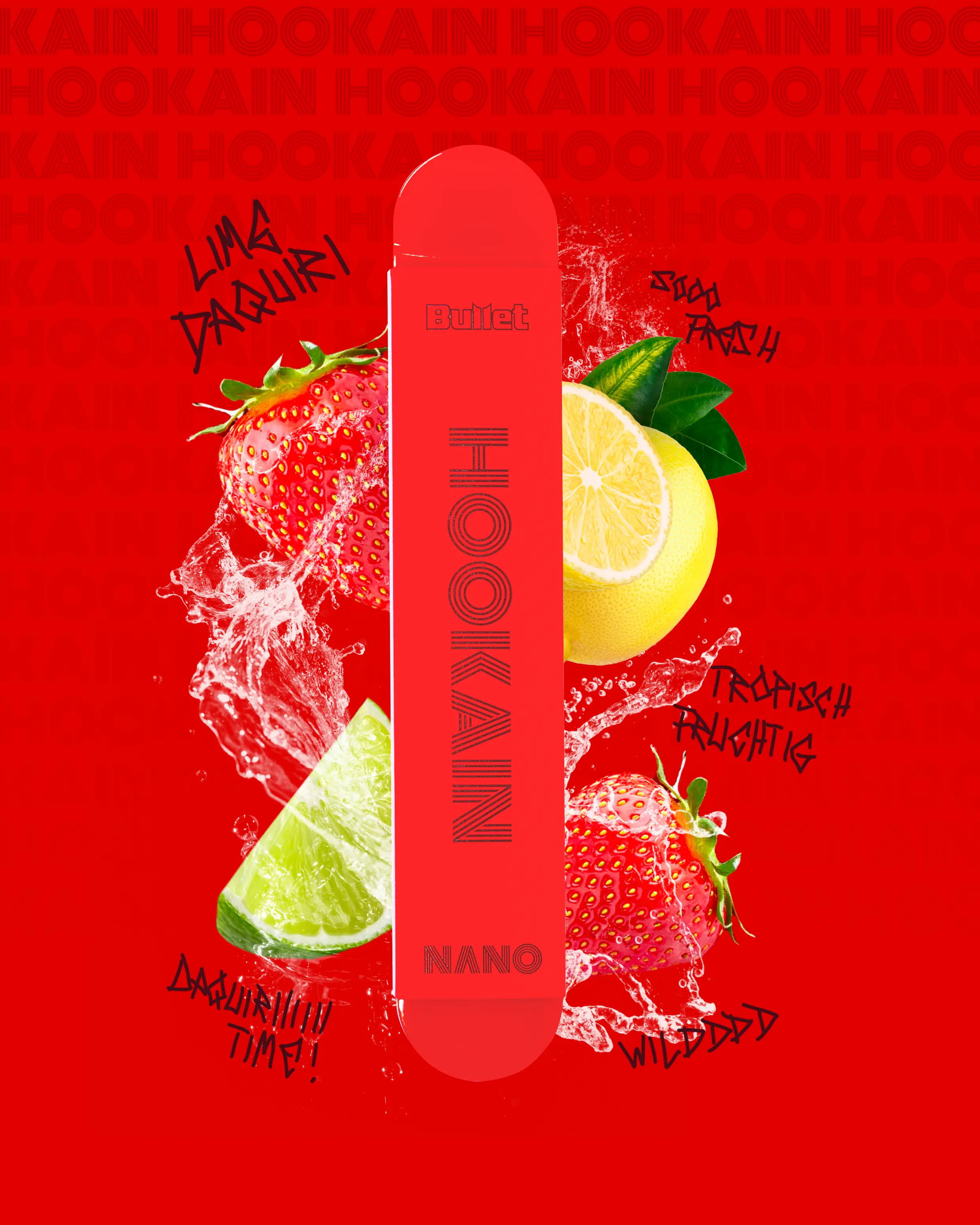 HOOKAiN Nano X Vapestick Lime Daiquiri  Einweg E-Zigarette