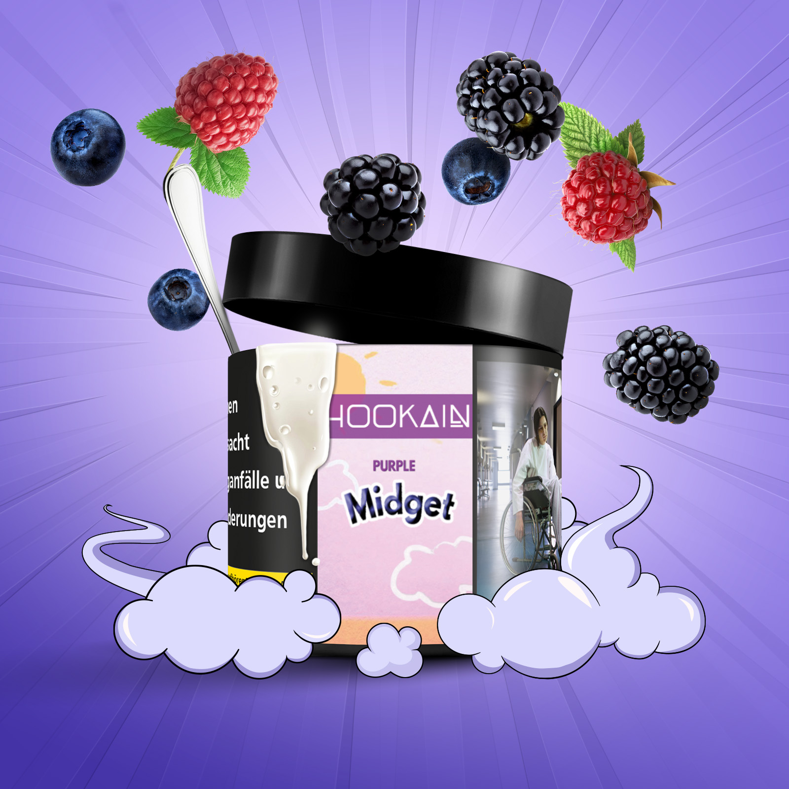 HOOKAIN - Purple Midget - 50 g
