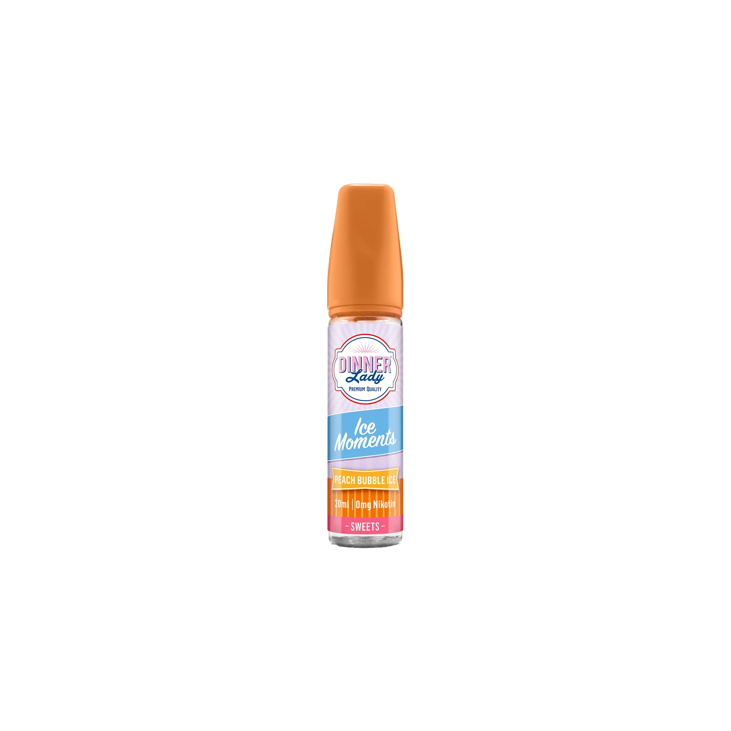 Dinner Lady - E-Liquid - Aroma - Longfill - Peach Bubble Ice - 20 ml