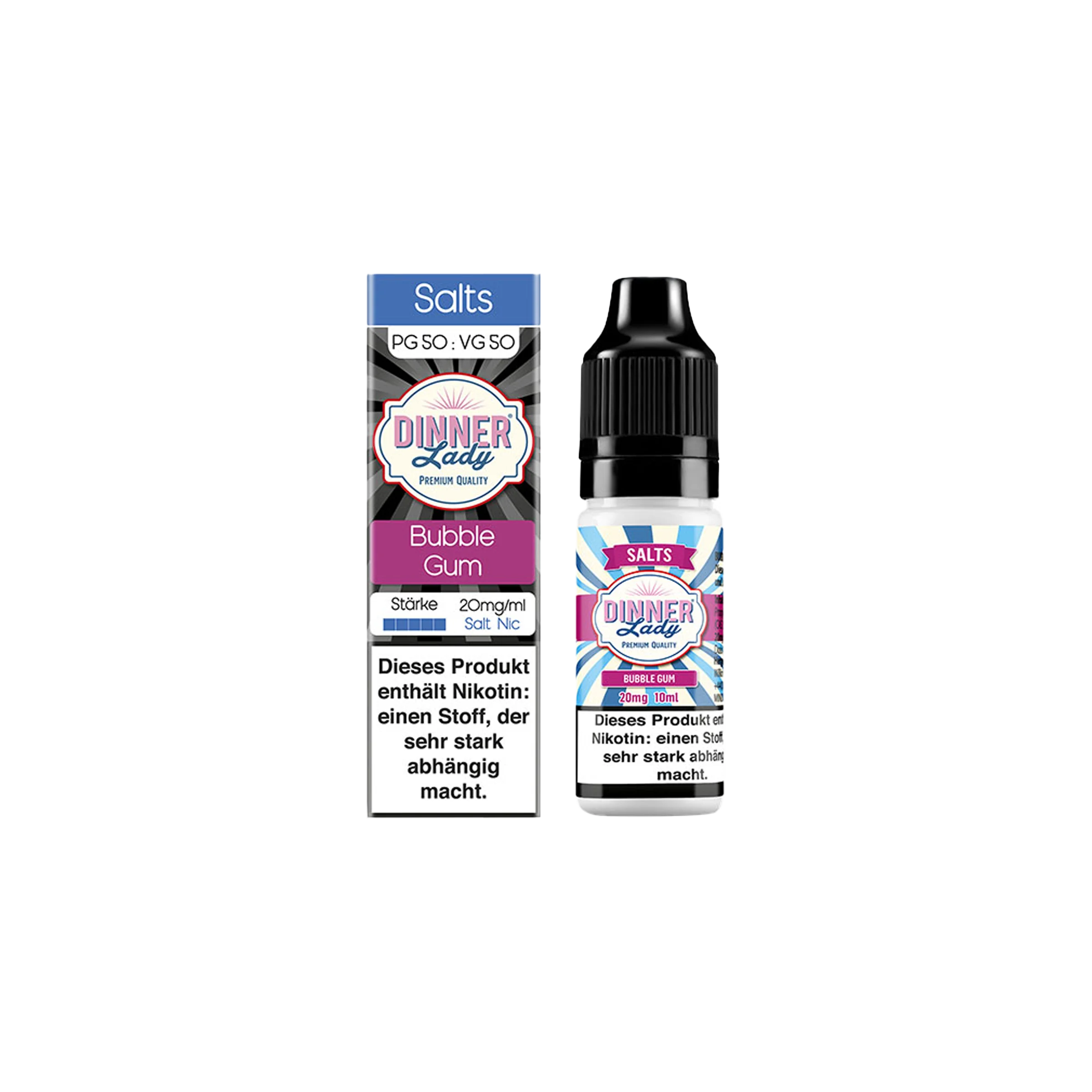 Dinner Lady - E-Liquid - Nikotinsalz - Bubblegum - 10 ml - 20 mg