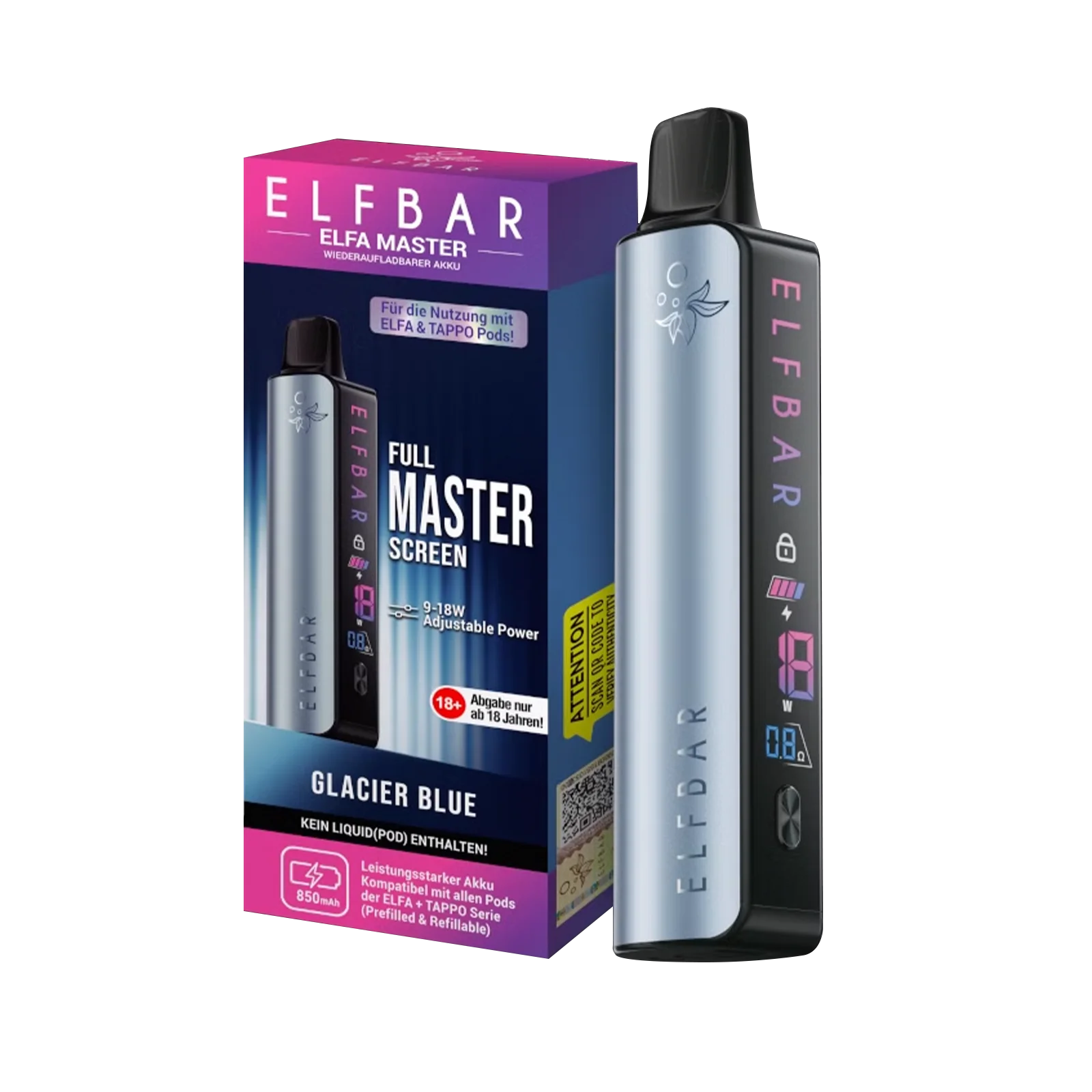 Elf Bar - ELFA - Master - Basisgerät - Glacier Blue 4 Elf Bar - ELFA - Master - Basisgerät - Glacier Blue 4