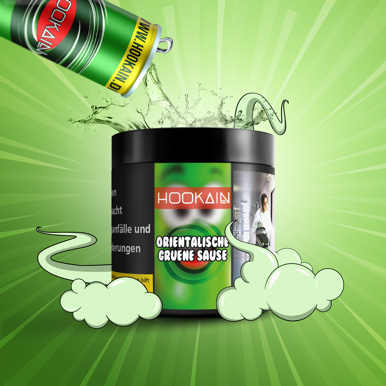 Hookain ORiENTALiSCHE GRÜNE SAUSE 50g – Türkische Limonade Shishatabak  1