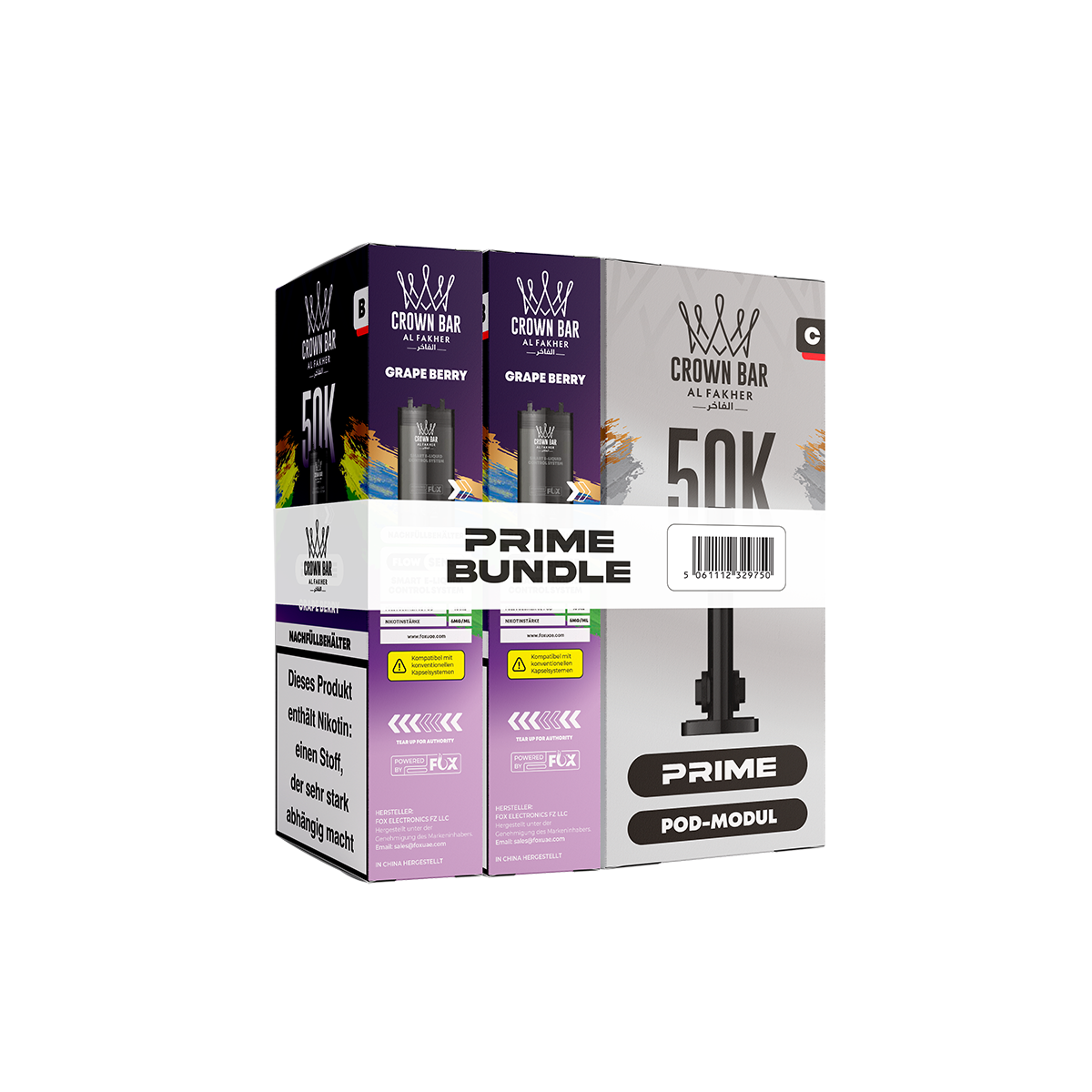 Al Fakher - Hypermax - Prime - 50K - Pod - Grape Berry