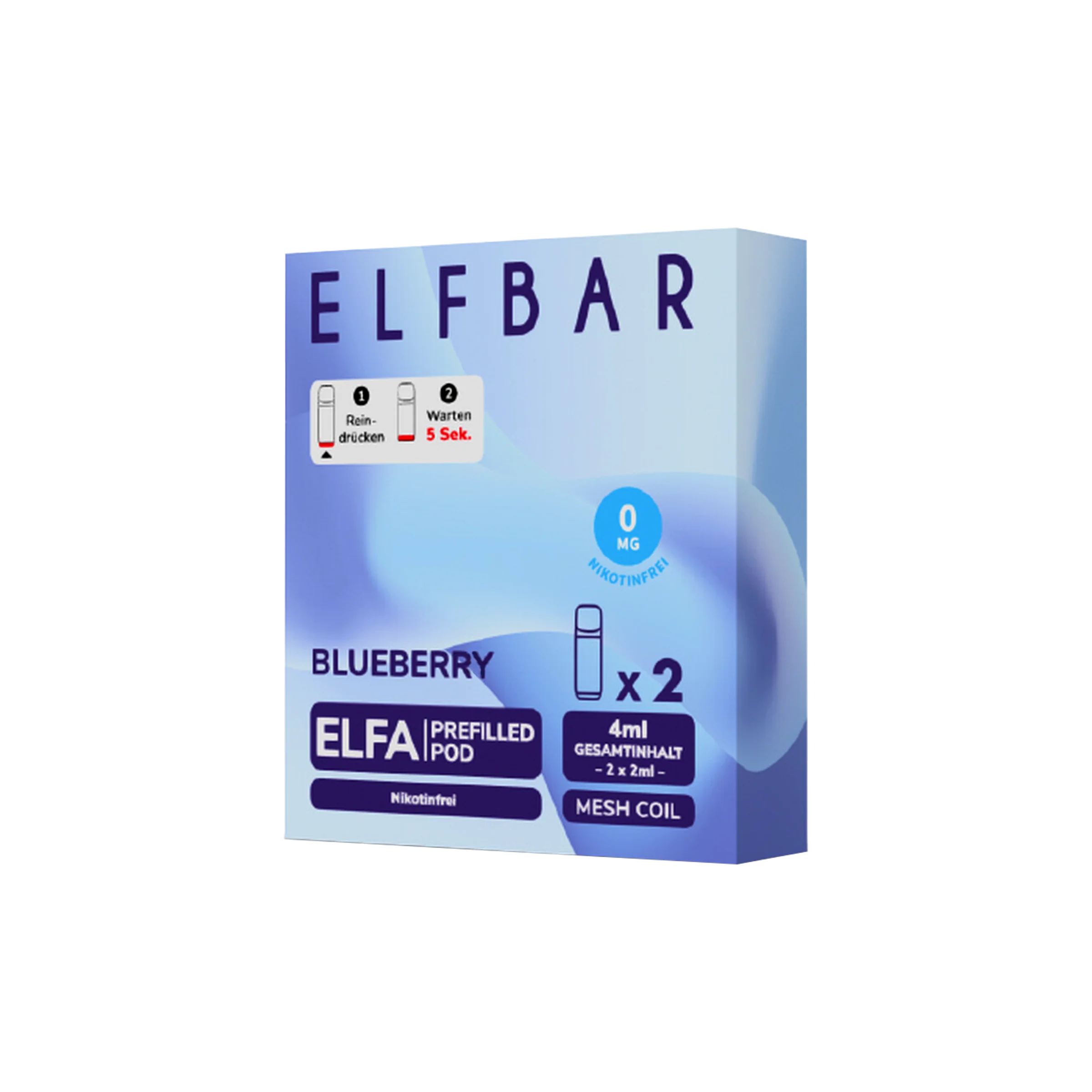 Elf Bar ELFA CP Blueberry Nikotinfrei | Prefilled Pods g&uuml;nstig bestellen 1