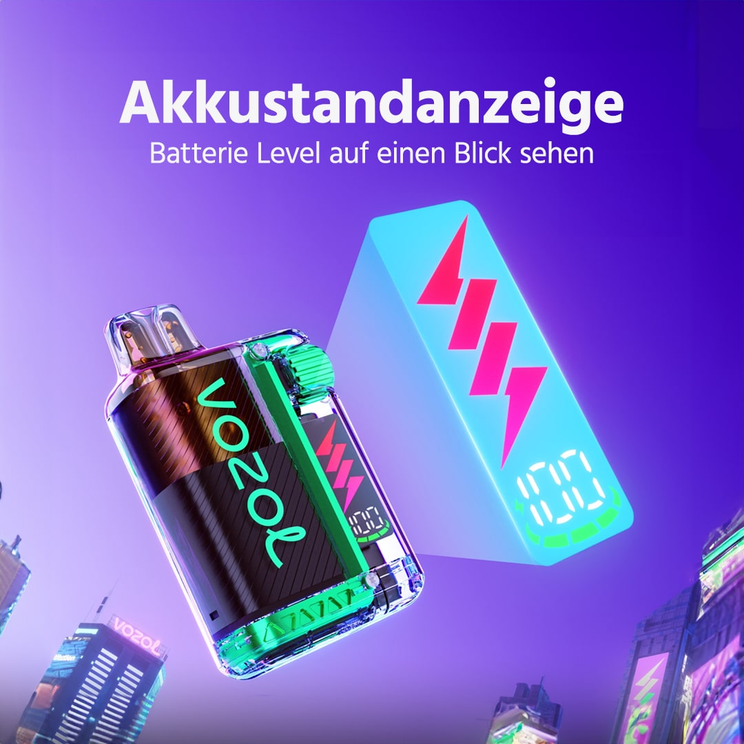 Vozol Vista Plug Apple Peach Starterkit 15000 – bis zu 15.000 Züge - 6