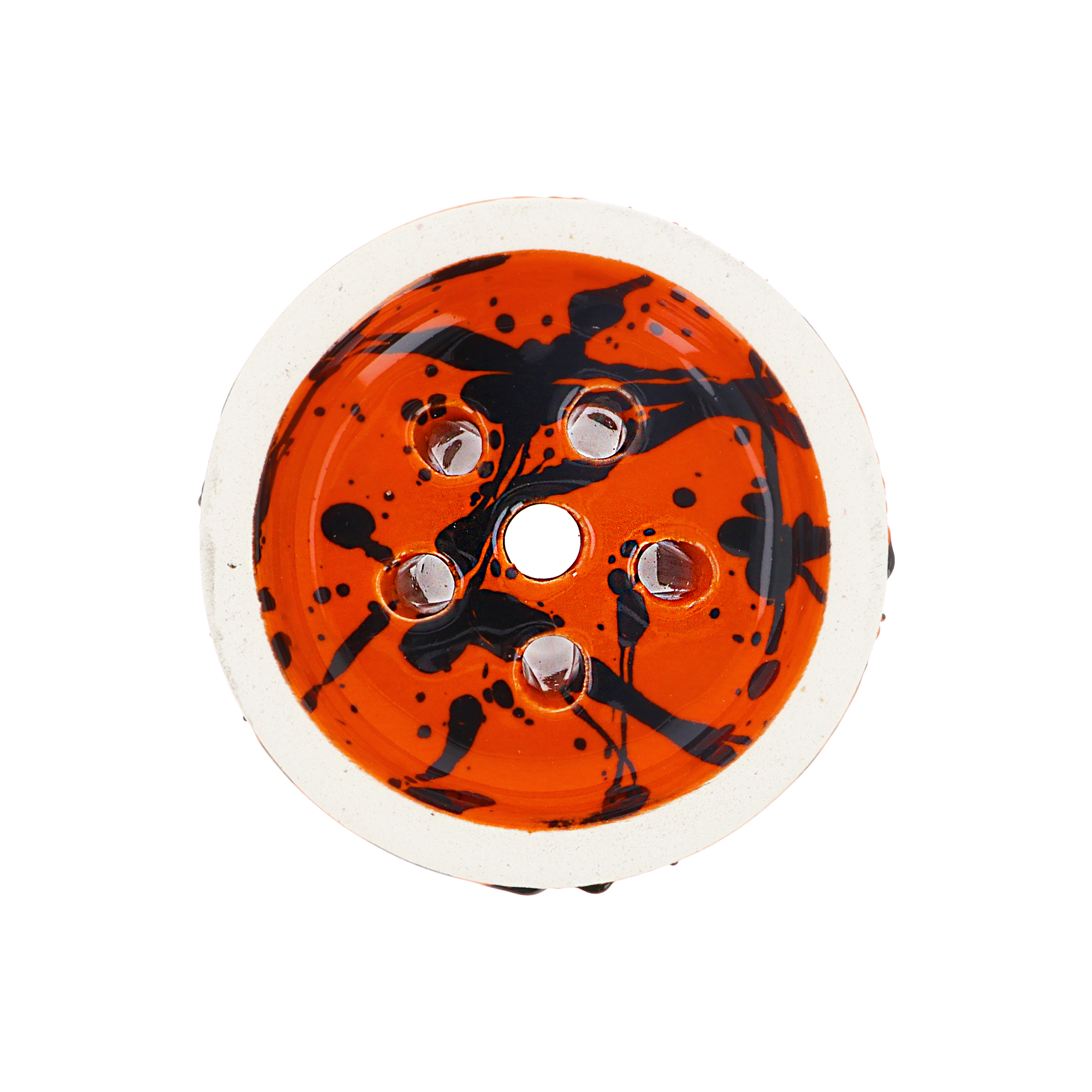 Hookain 5- Hole Pumpkin Splatter - Limited Edition 3