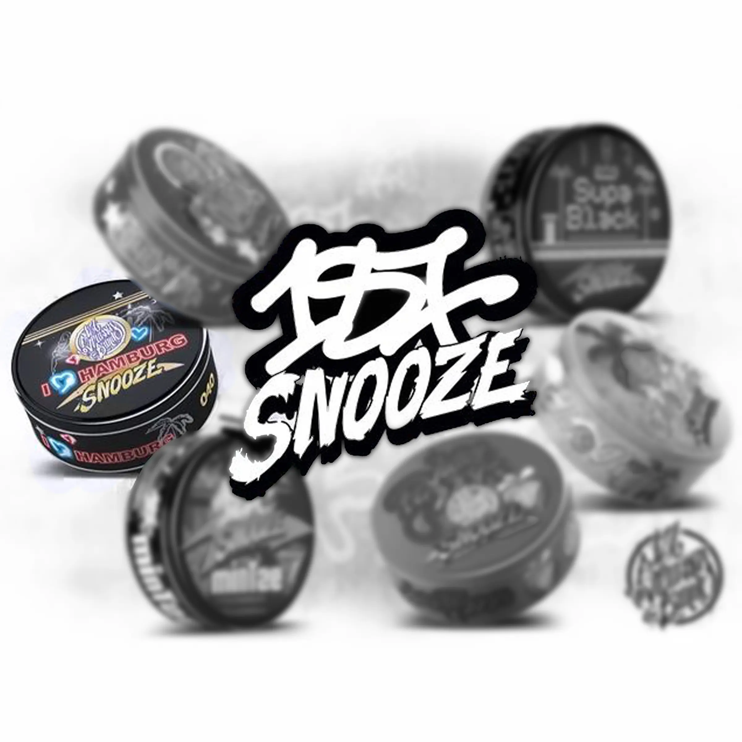 187 Snooze Nicopods I Love Hamburg | tabakfreie Nikotinbeutel 