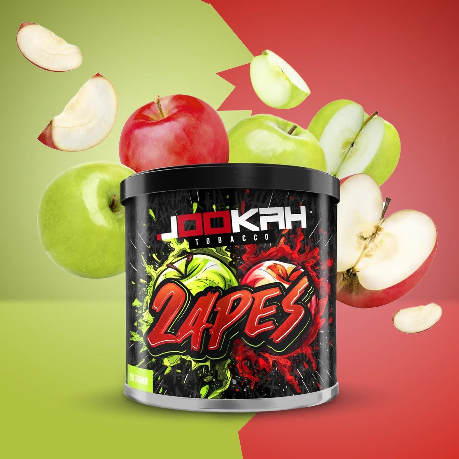 Jookah Tobacco Shisha Tabak 2 Apes 200g | Tabak Online 1