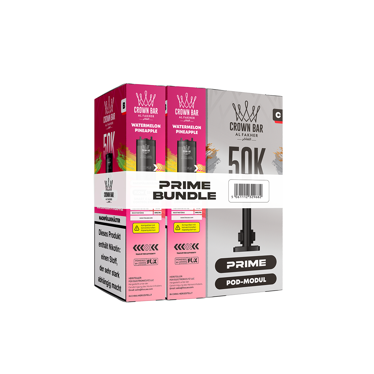 Al Fakher - Hypermax - Prime - 50K - Pod - Watermelon Pineapple