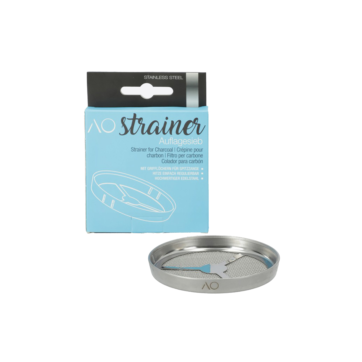AO - Strainer - Auflagesieb für Shisha Mehrlochkopf - Edelstahl - 3 AO - Strainer - Auflagesieb für Shisha Mehrlochkopf - Edelstahl - 3