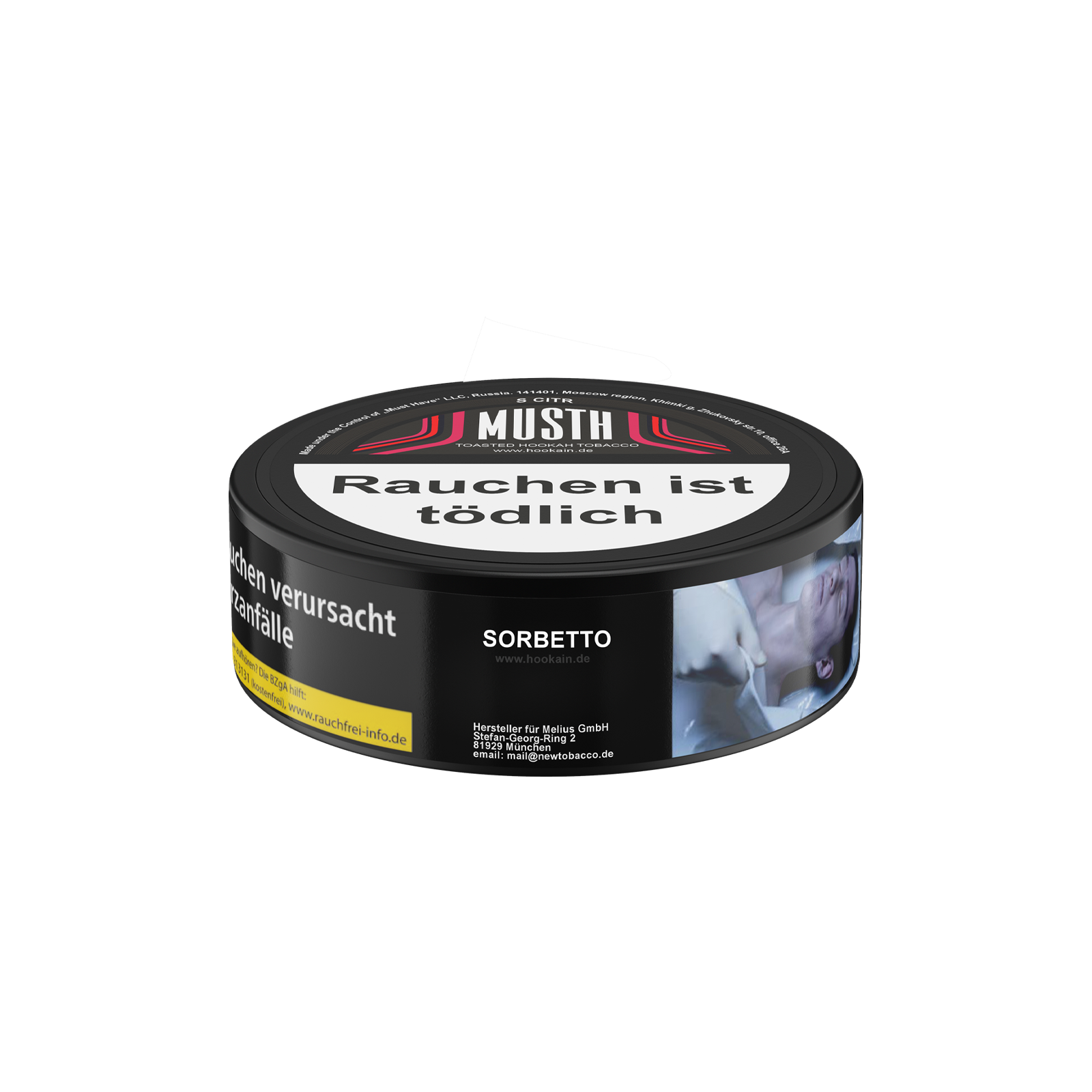 MUST H Sorbetto 125 g Sorbet – Erdbeere & Eiscreme-Geschmack 1