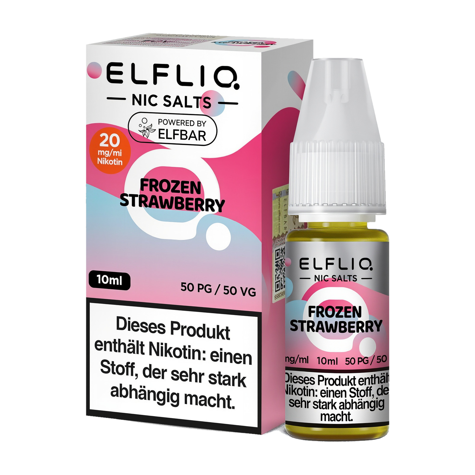 Elf Bar - ElfliQ - E-Liquid - Nicotine Salt - Frozen Strawberry - 20 mg