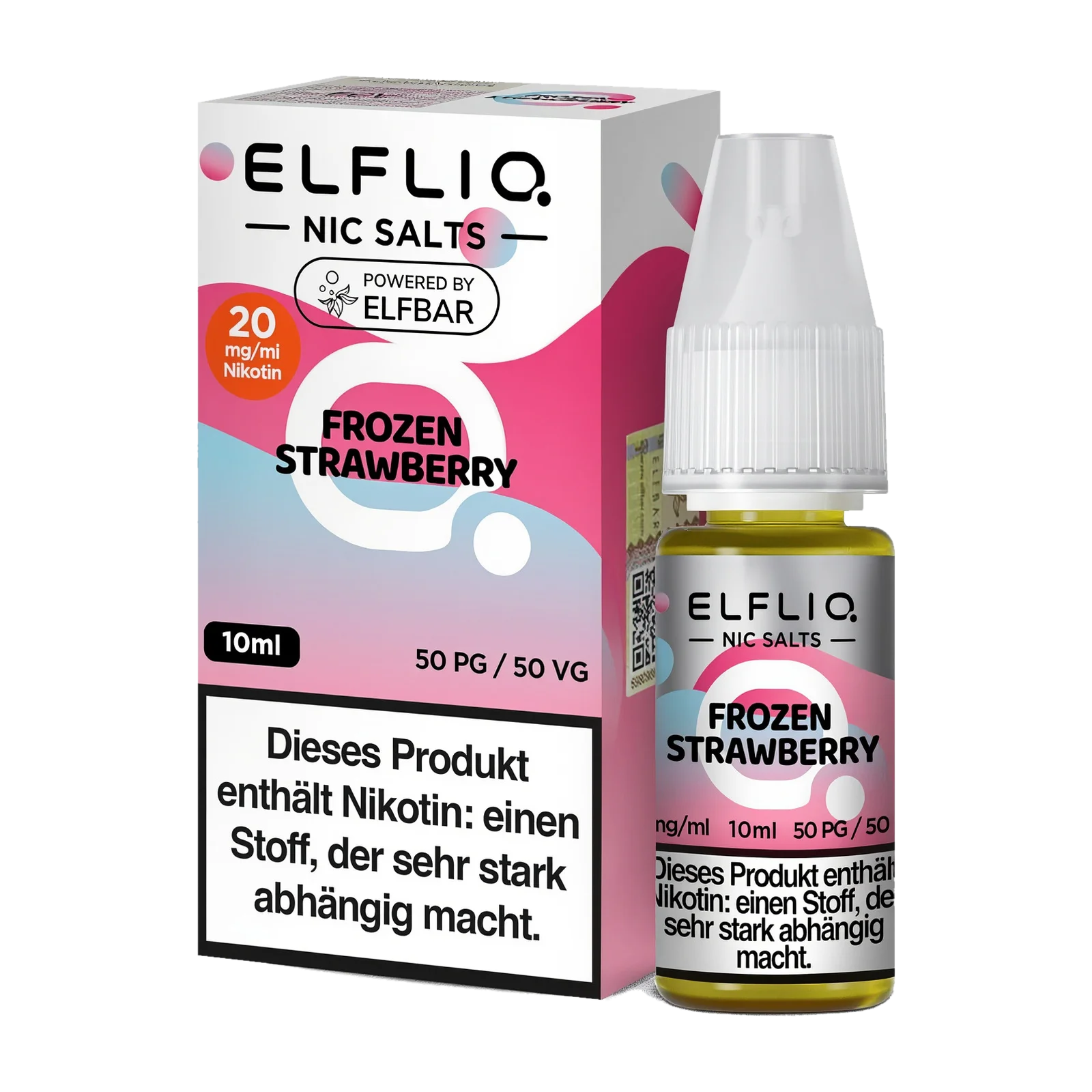 Elf Bar - ElfliQ - E-Liquid - Nicotine Salt - Frozen Strawberry - 20 mg