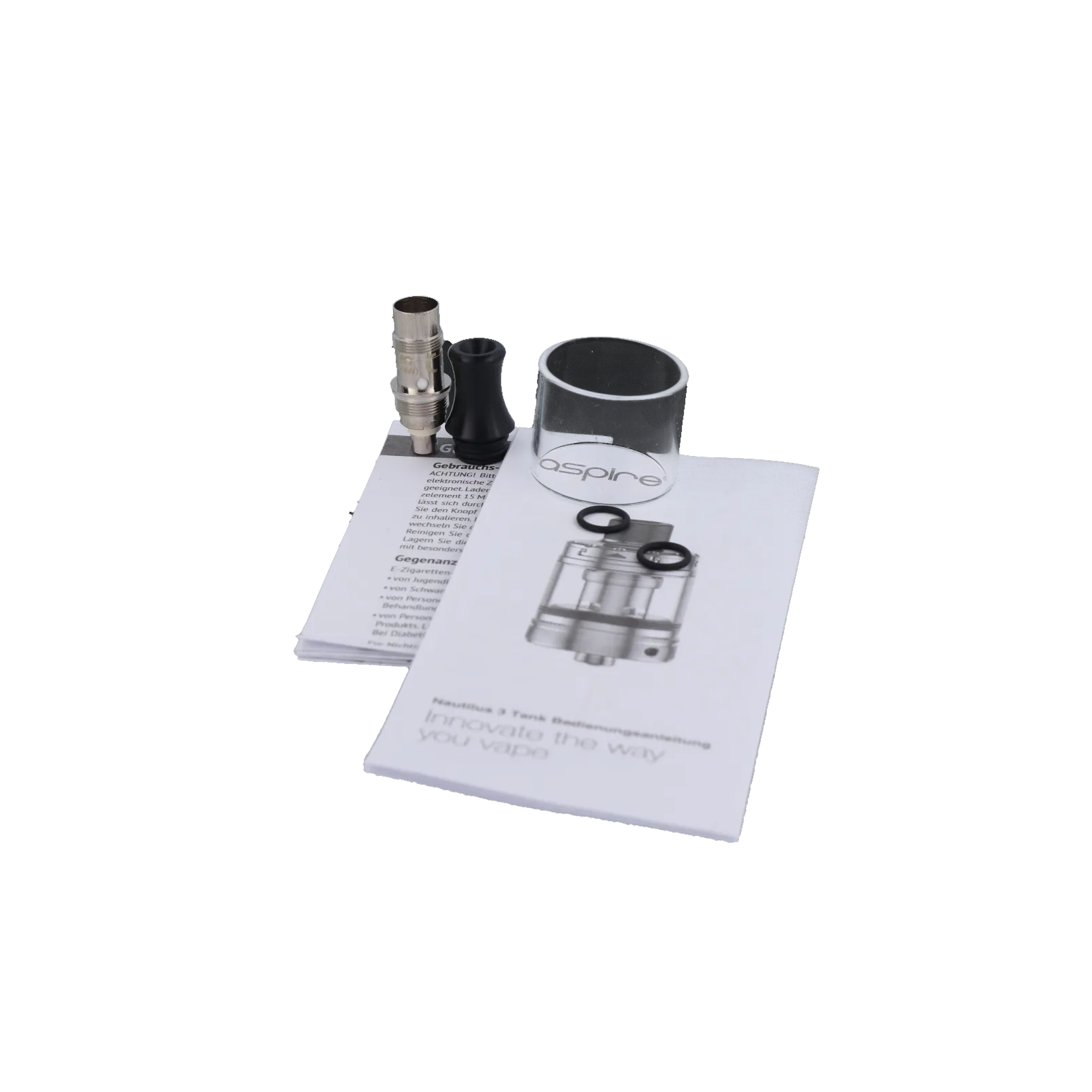 Aspire - Nautilus 3 - Tank mit Coil - Clearomizer Set - 0.7 Ohm & 1.8 Ohm 1 Aspire - Nautilus 3 - Tank mit Coil - Clearomizer Set - 0.7 Ohm & 1.8 Ohm - Silber - 2