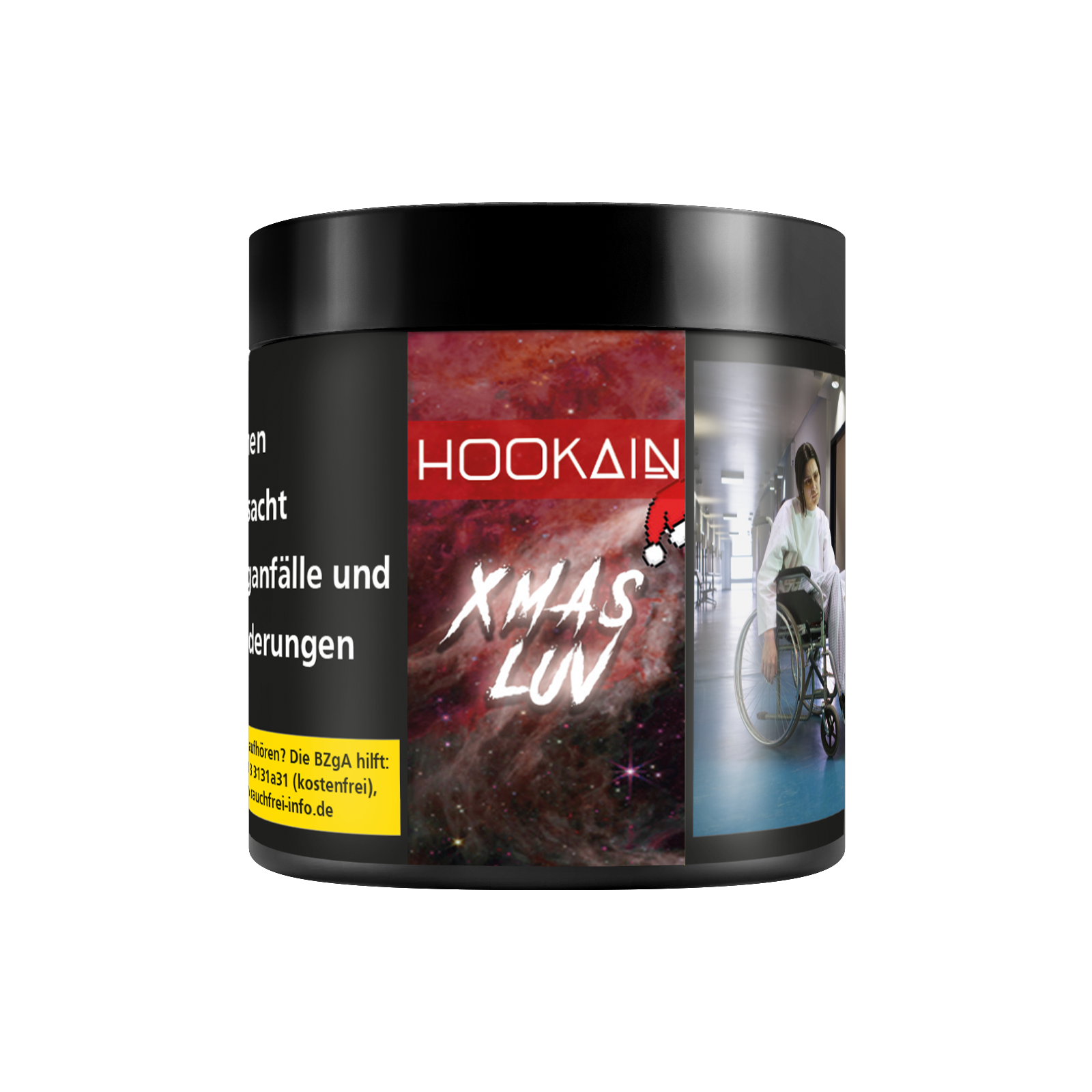 Hookain X-MAS LUV 50g &ndash; Kirsch & Blaubeer Gl&uuml;hwein Shishatabak  2