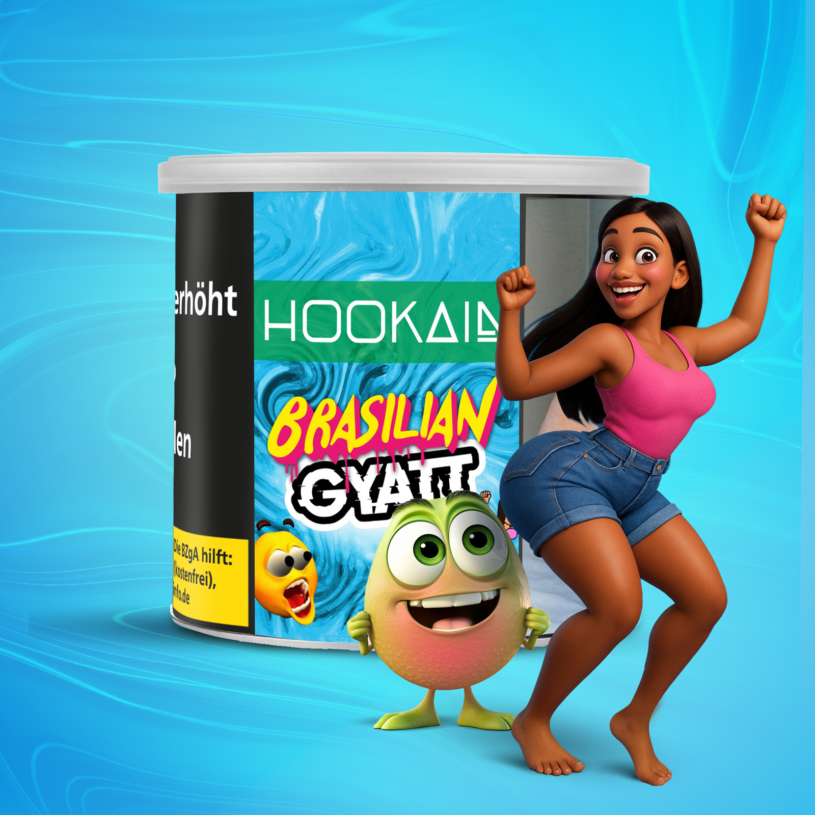 HOOKAiN Brazilian Gyatt 200 g - Shisha Tabak günstig bestellen 1