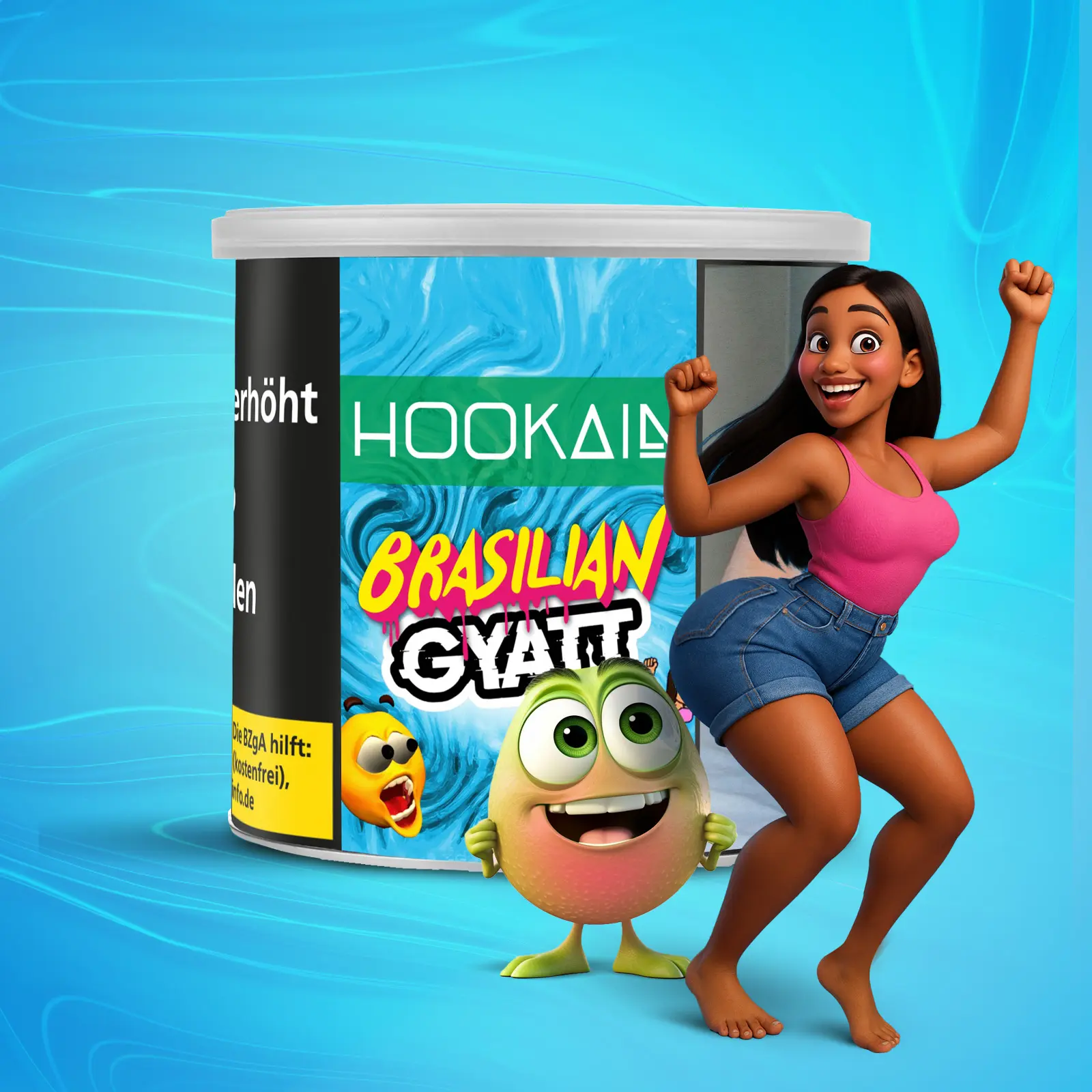 HOOKAiN Brazilian Gyatt 200 g - Shisha Tabak günstig bestellen 1