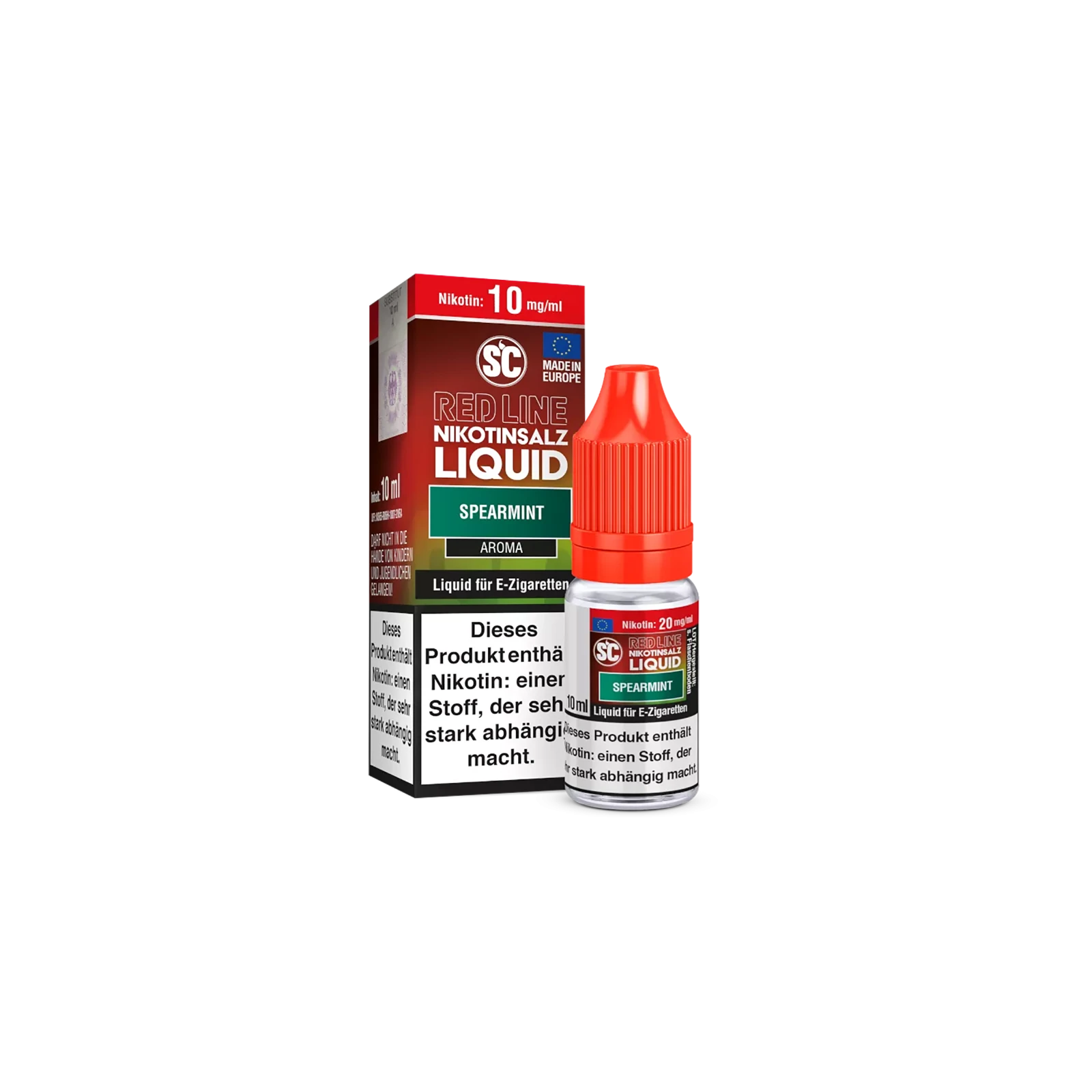 SC Red Line Spearmint 10ml 10mg  Liquid Nikotinsalz