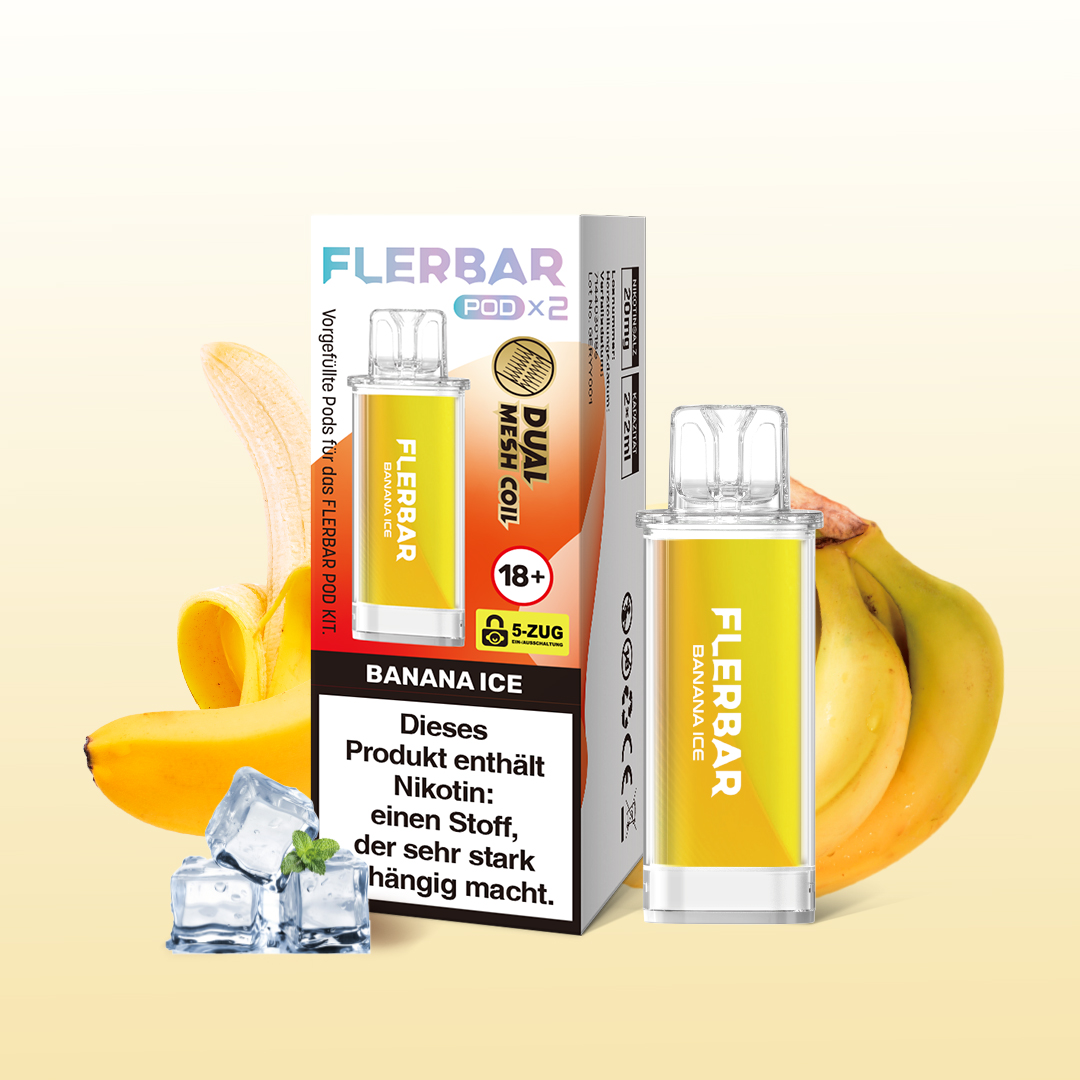 Flerbar - Prefilled Pod - Banane Ice