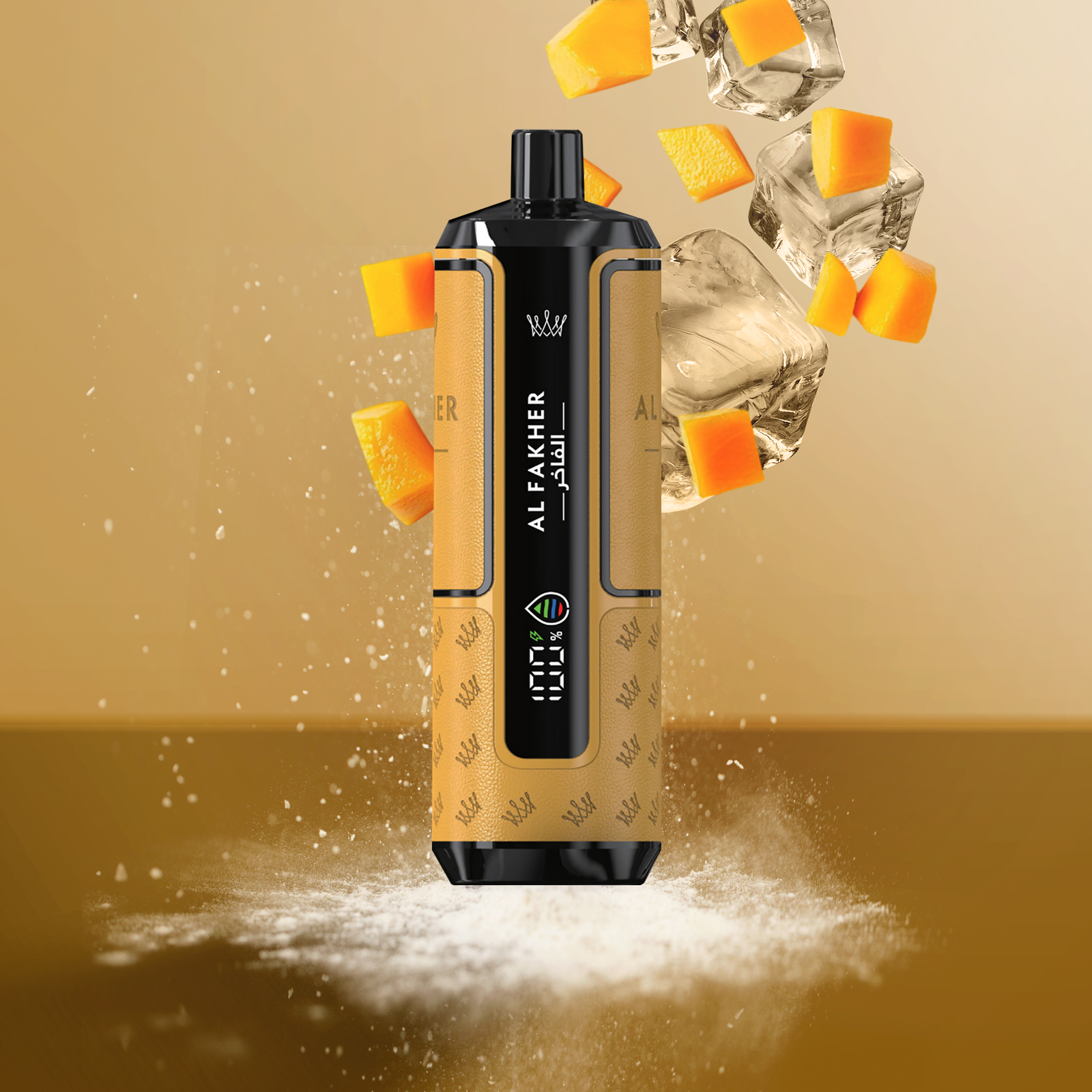 Al Fakher - Crown Bar - Hypermax - 20k - Cool Mango 1