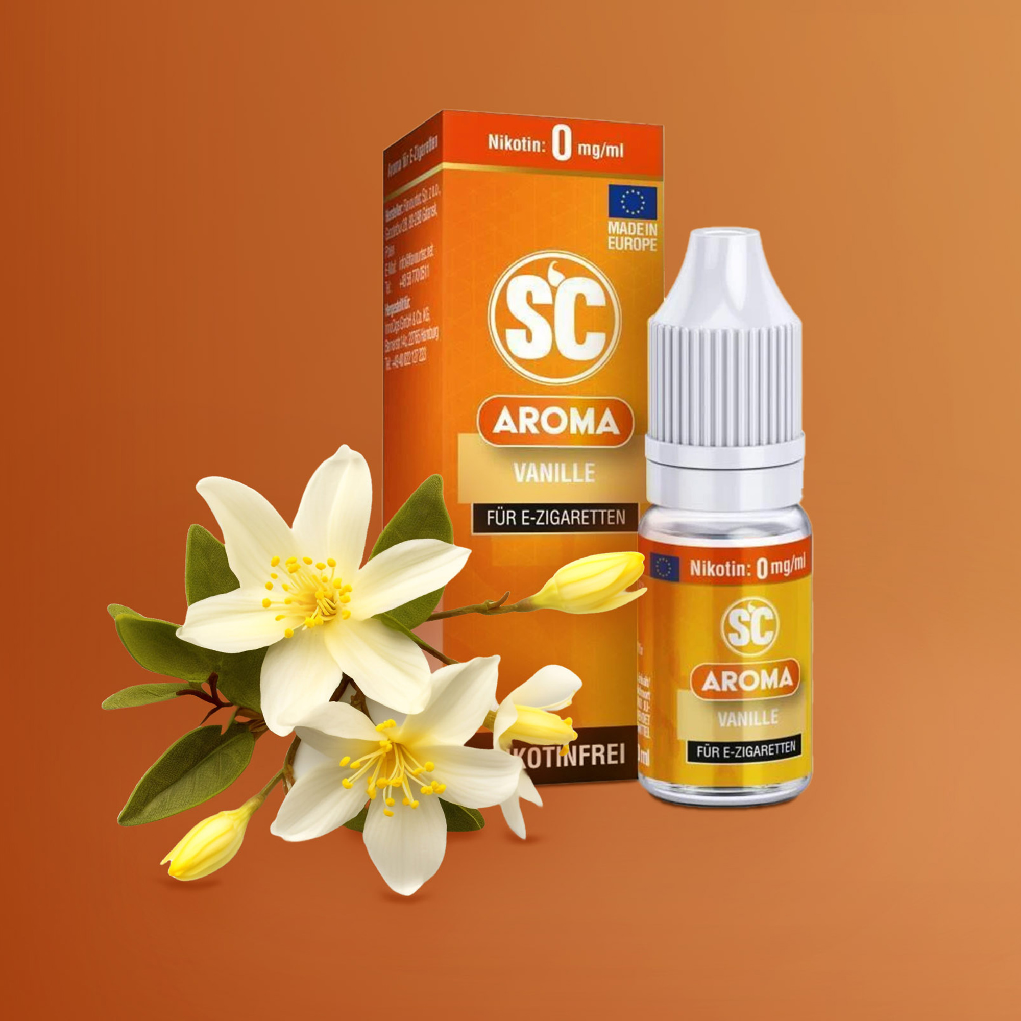 Vanille Aroma 10 ml von SC fr Shake and Vape E-Liquid Vanille Aroma 10 ml von SC fr Shake and Vape E-Liquid