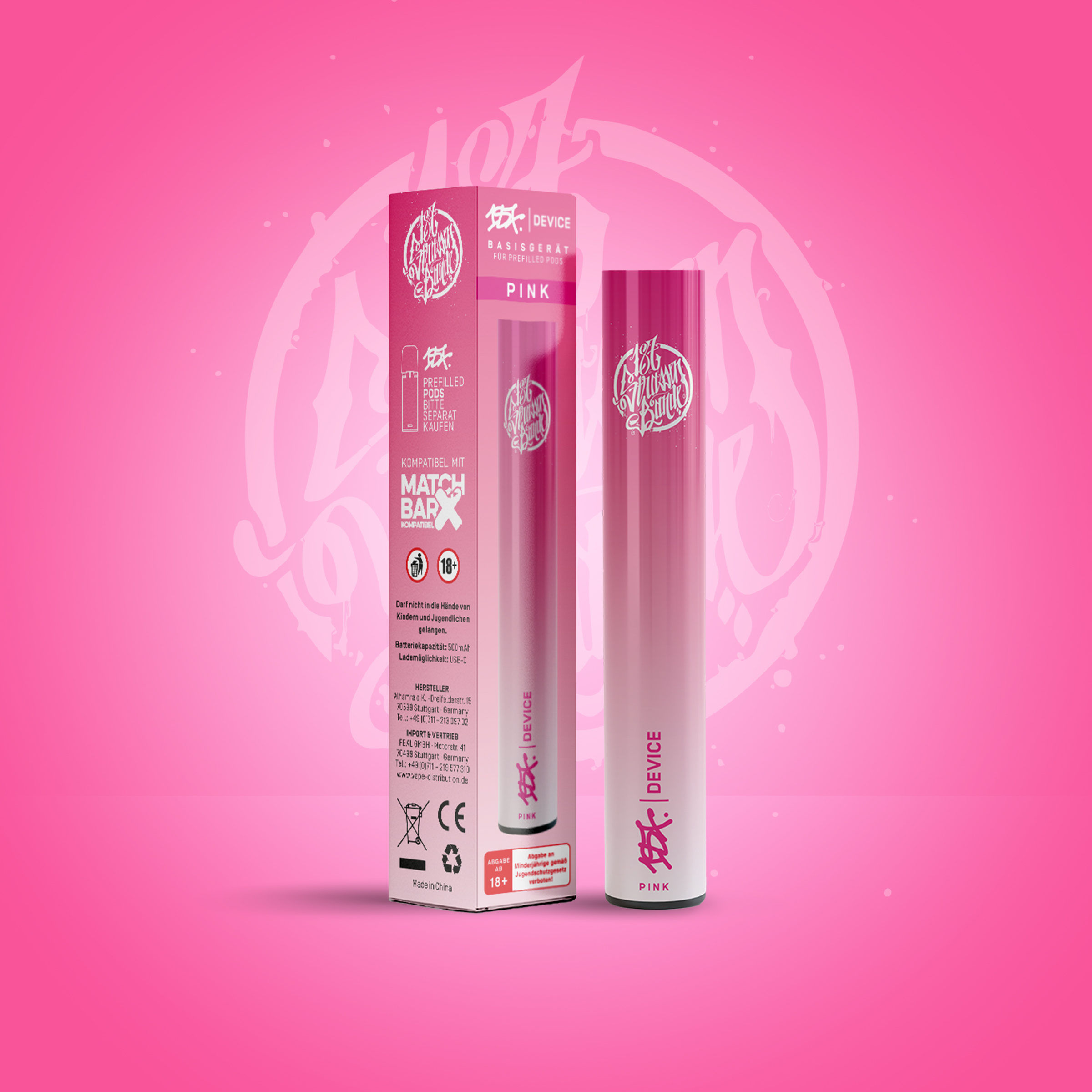 187 Device Pink- Basisgerät für Prefilled Pod | Online kaufen 1